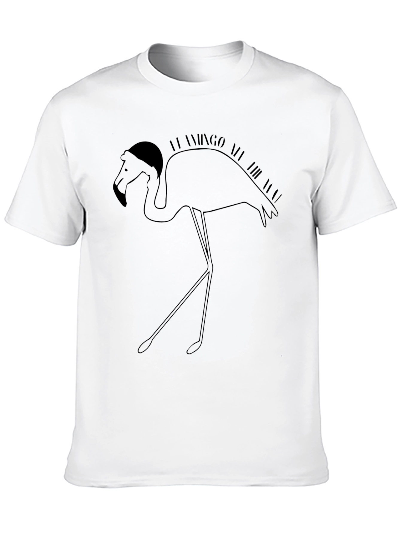 Black Flamingo All the Time Graphic Tee - Black view 10