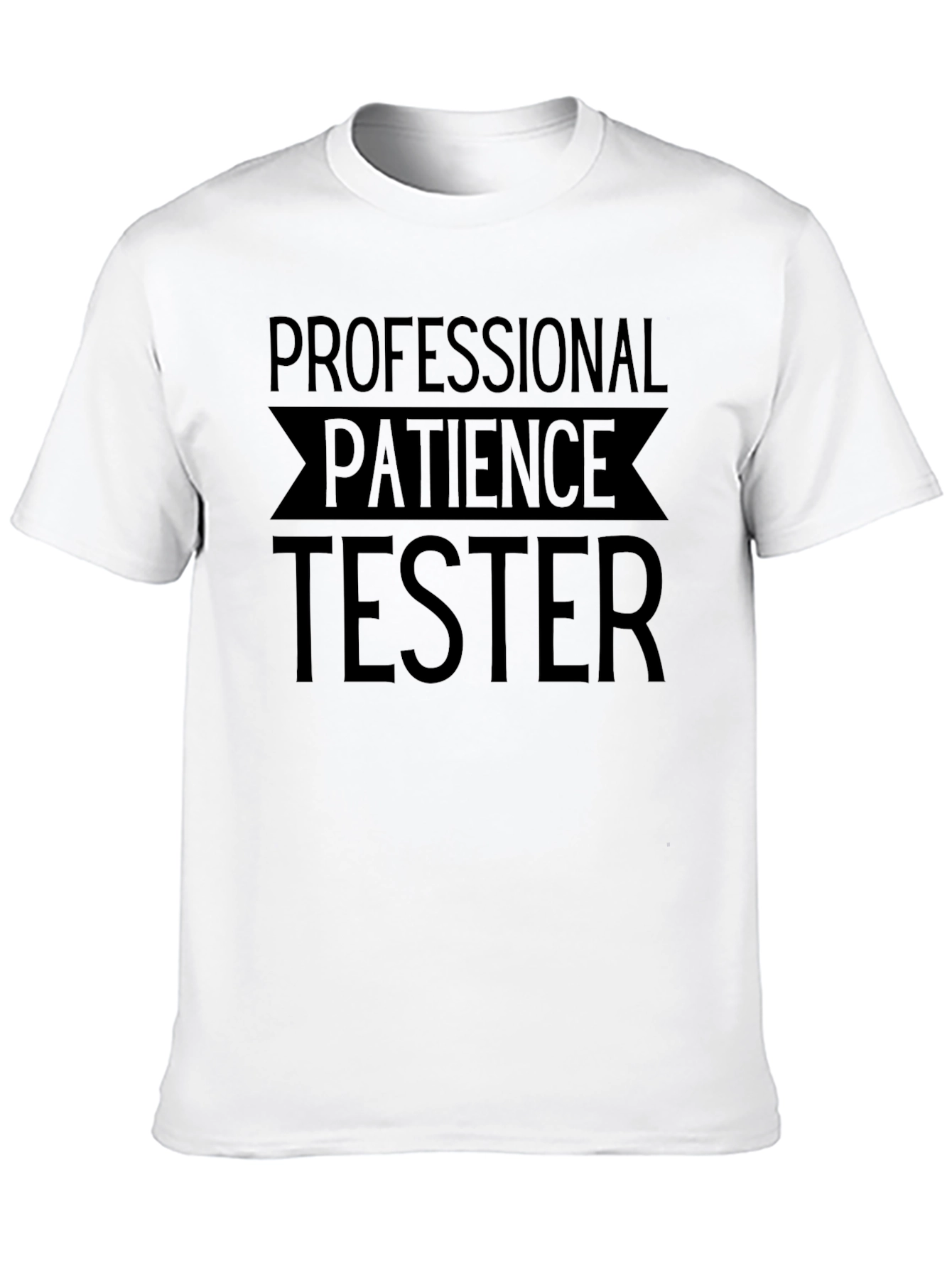Black Professional Patience Tester Graphic Tee view 10