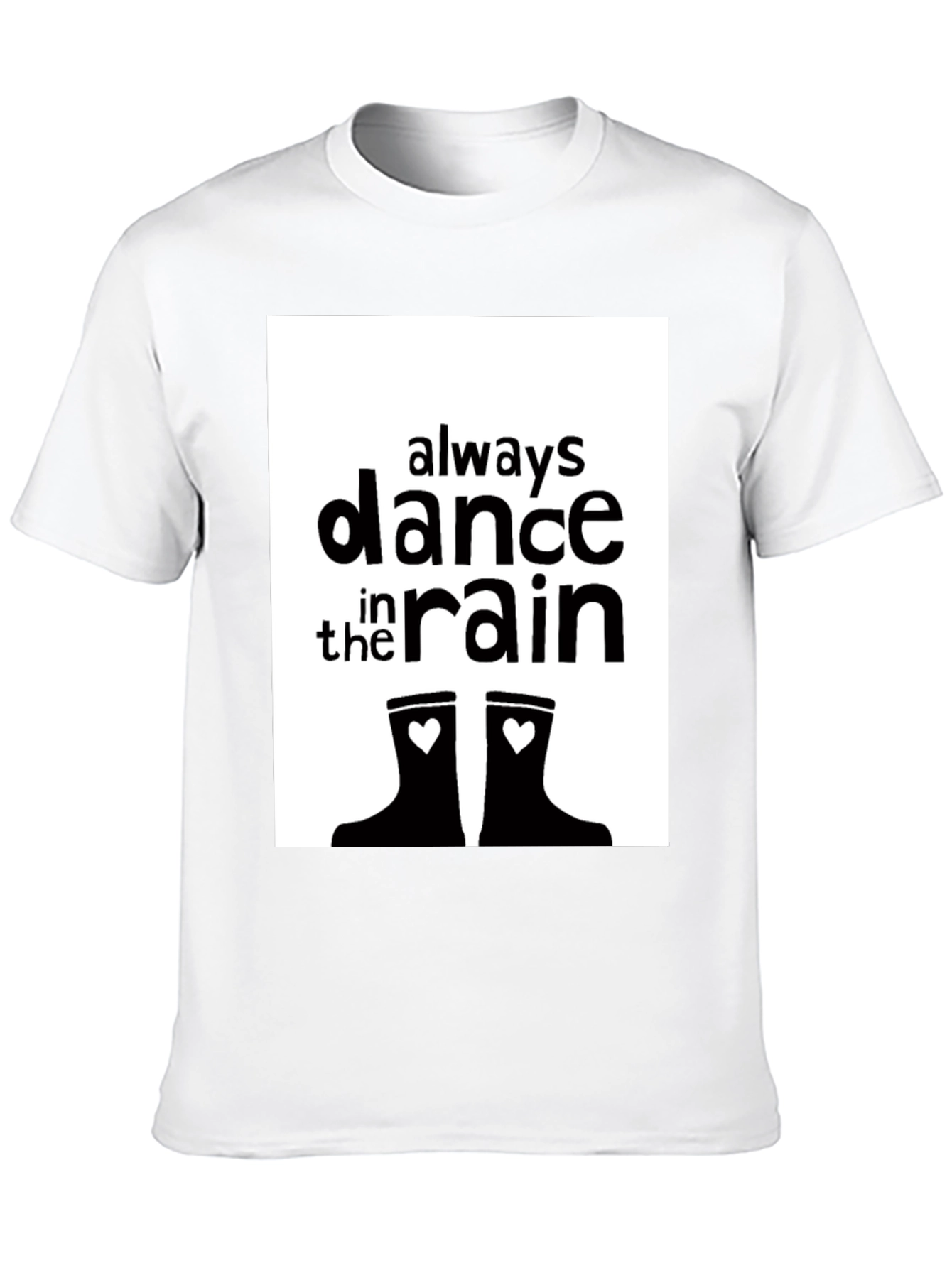 Black Dance in the Rain Graphic Tee view 10