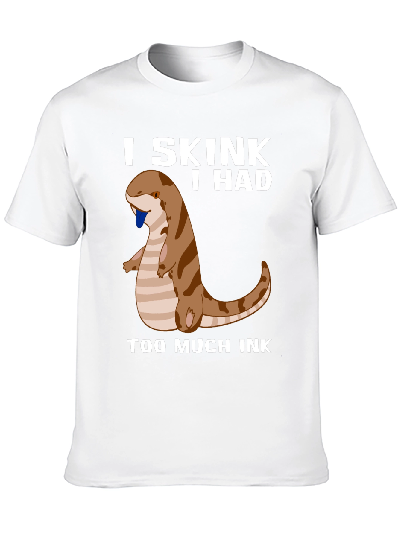 Black Skink Too Much Ink T-Shirt view 10