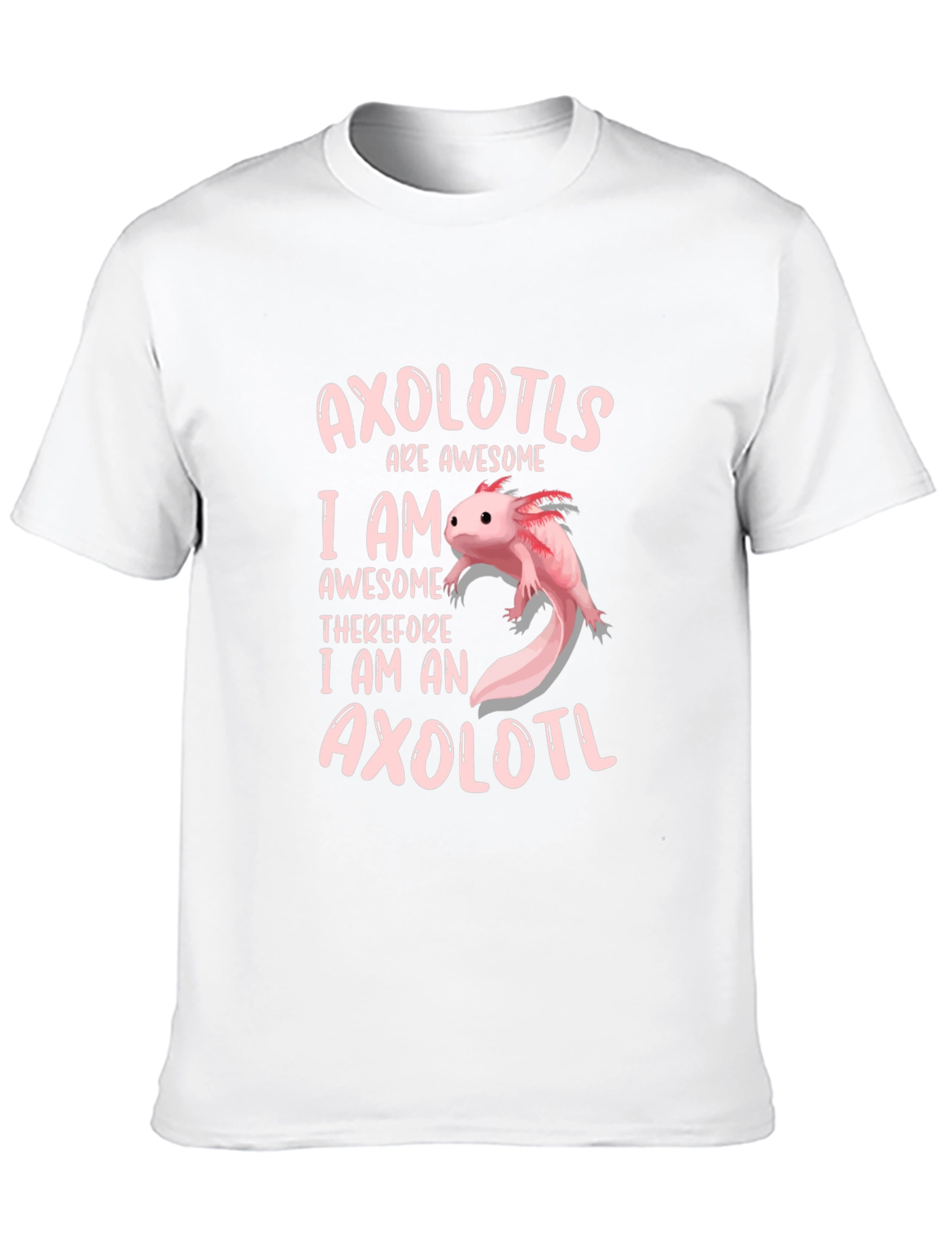 Black Axolotl Awesome T-Shirt view 10