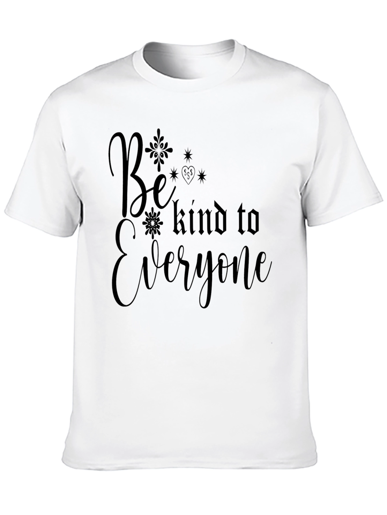 Black Be Kind to Everyone Black Graphic Tee view 10