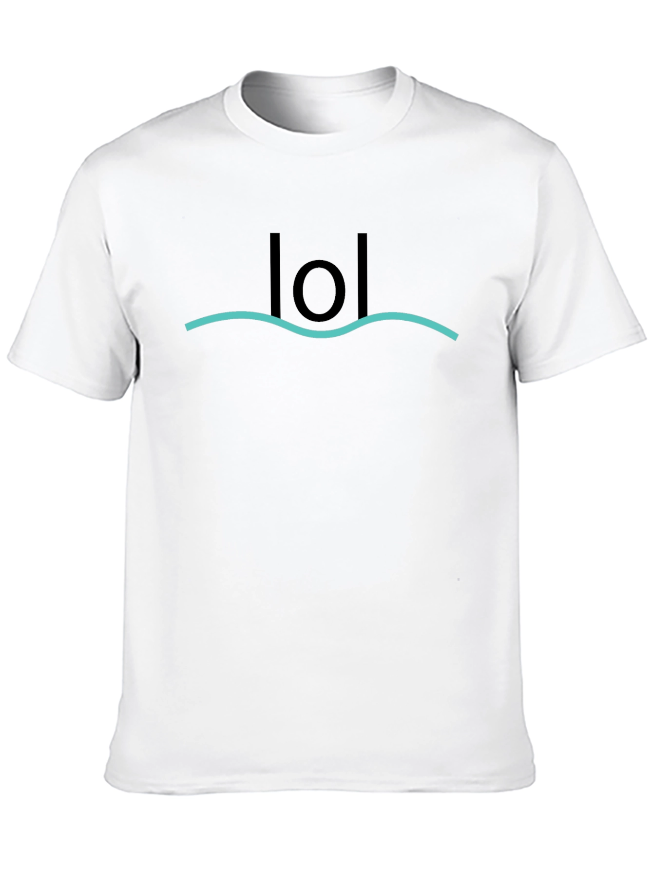 Black LOL Graphic Tee - Black Casual T-Shirt view 10