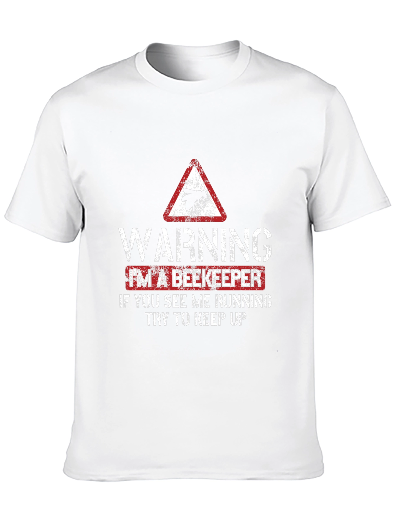 Black Warning Beekeeper T-Shirt view 10