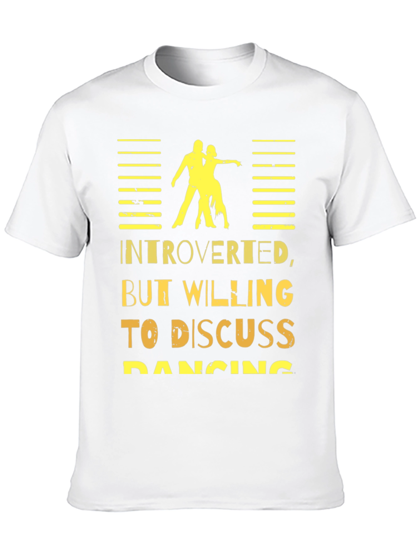 Black Introverted Dancing T-Shirt view 10