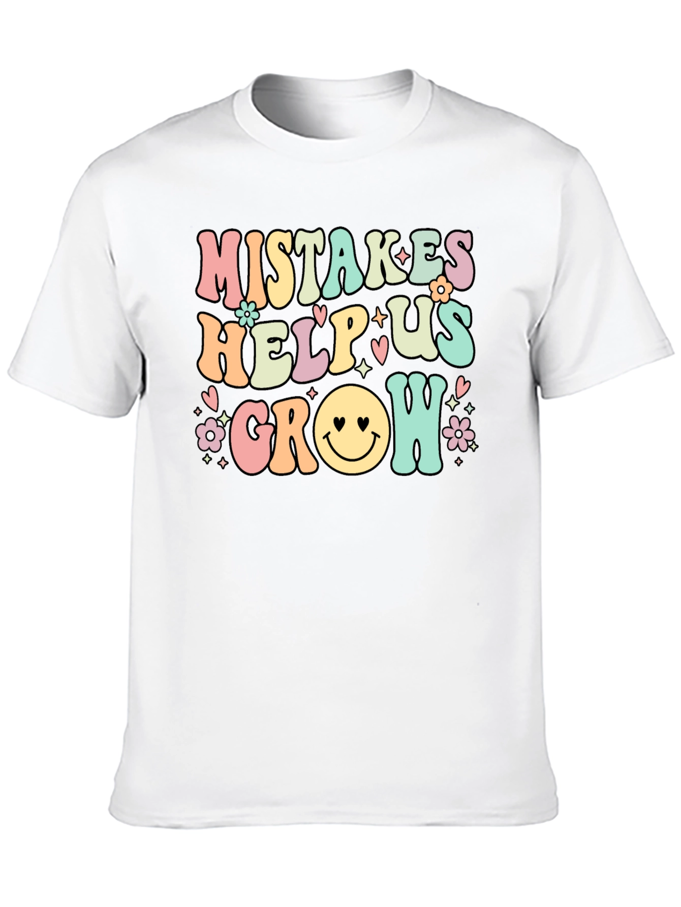 Black Mistakes Help Us Grow T-Shirt view 10
