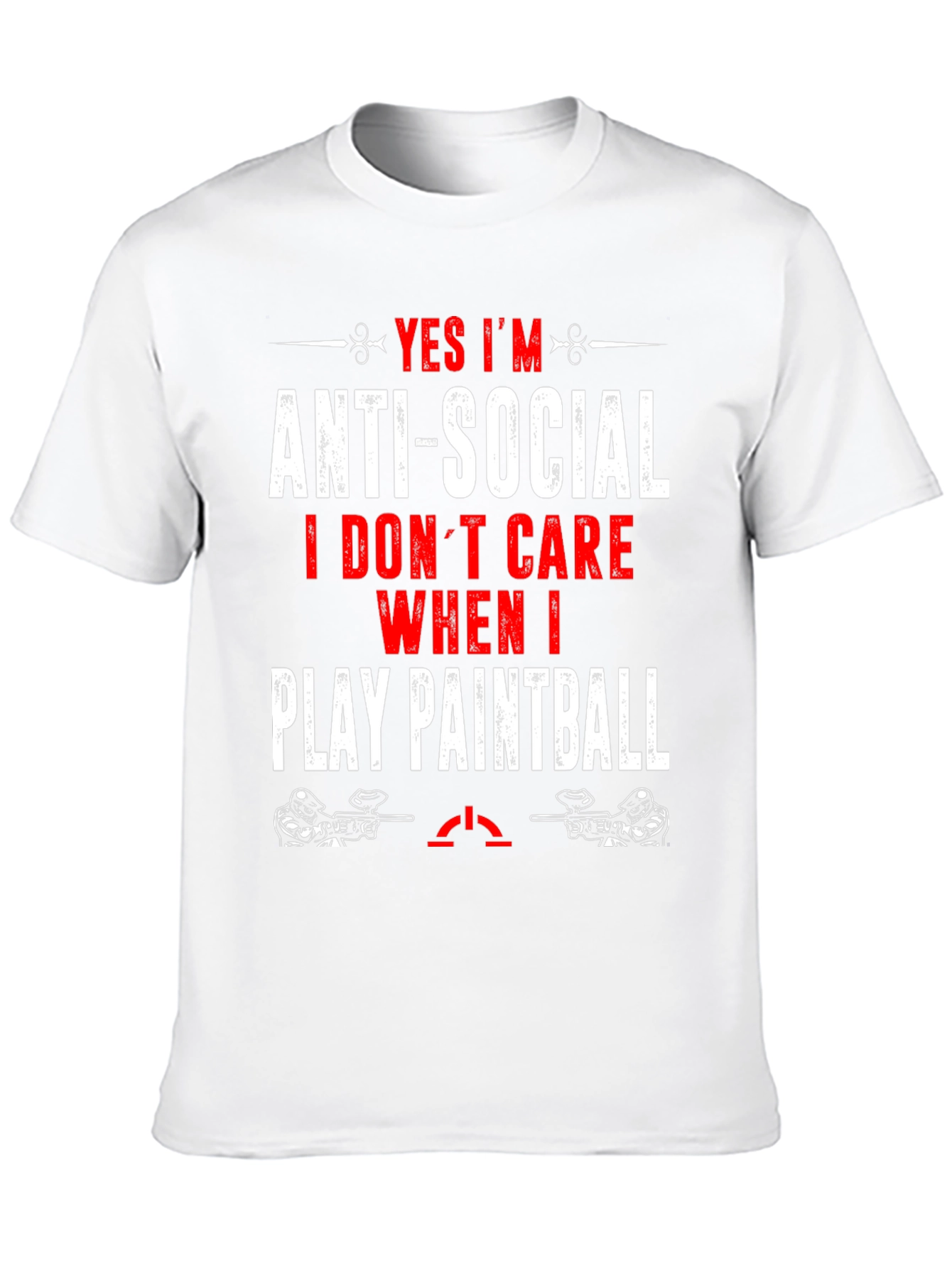 Black Anti-Social Paintball T-Shirt - Play Anytime! view 10