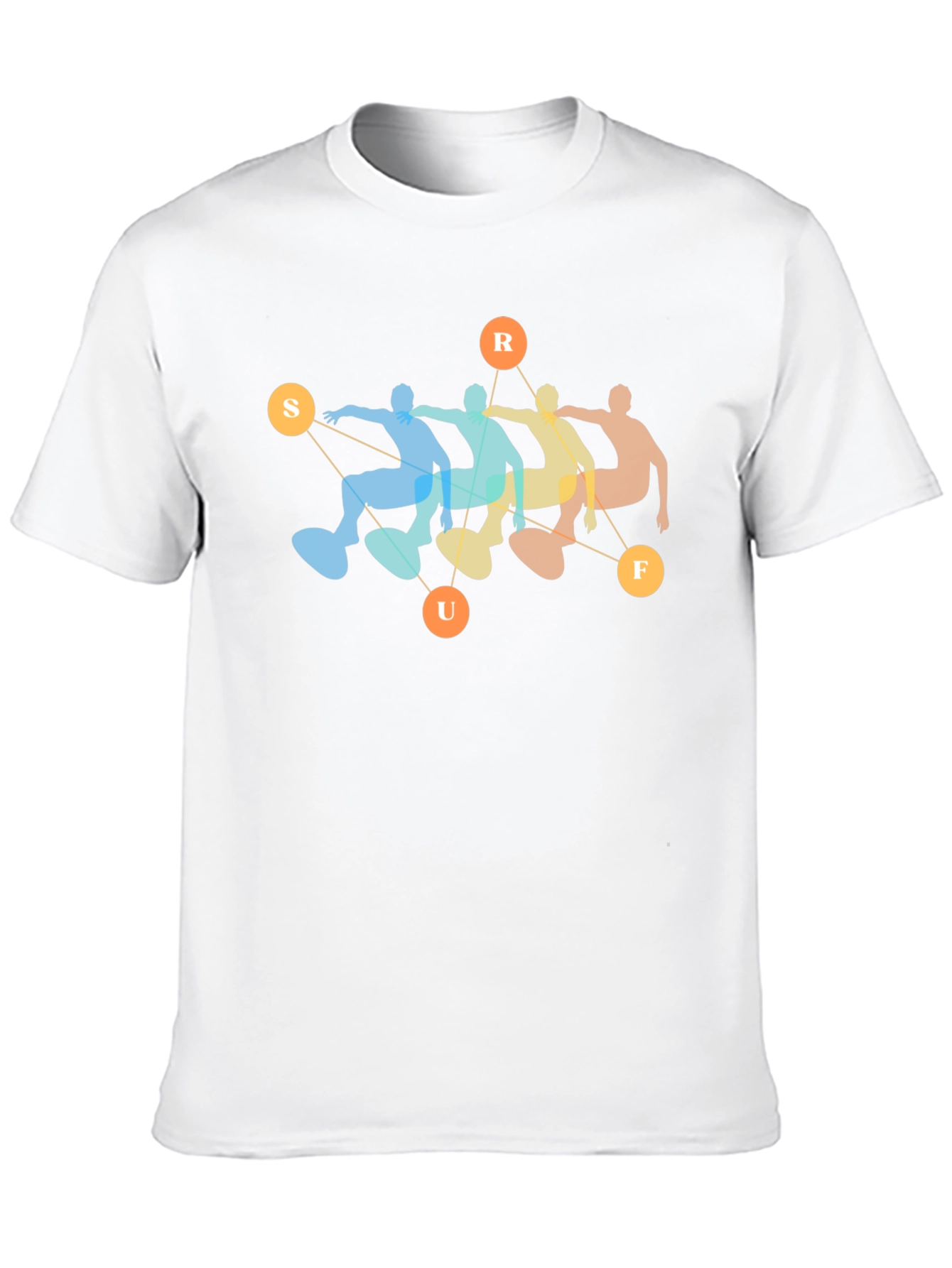 Black Retro Surf T-Shirt - Black Cotton Blend view 10