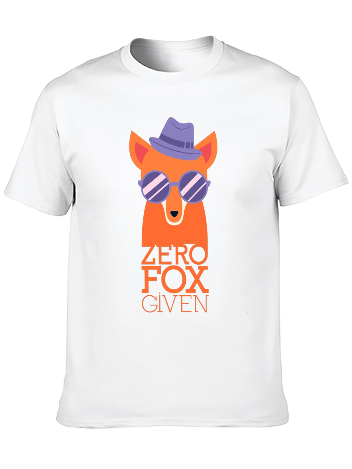 Black Zero Fox Given Graphic Tee - Cool & Funny view 10