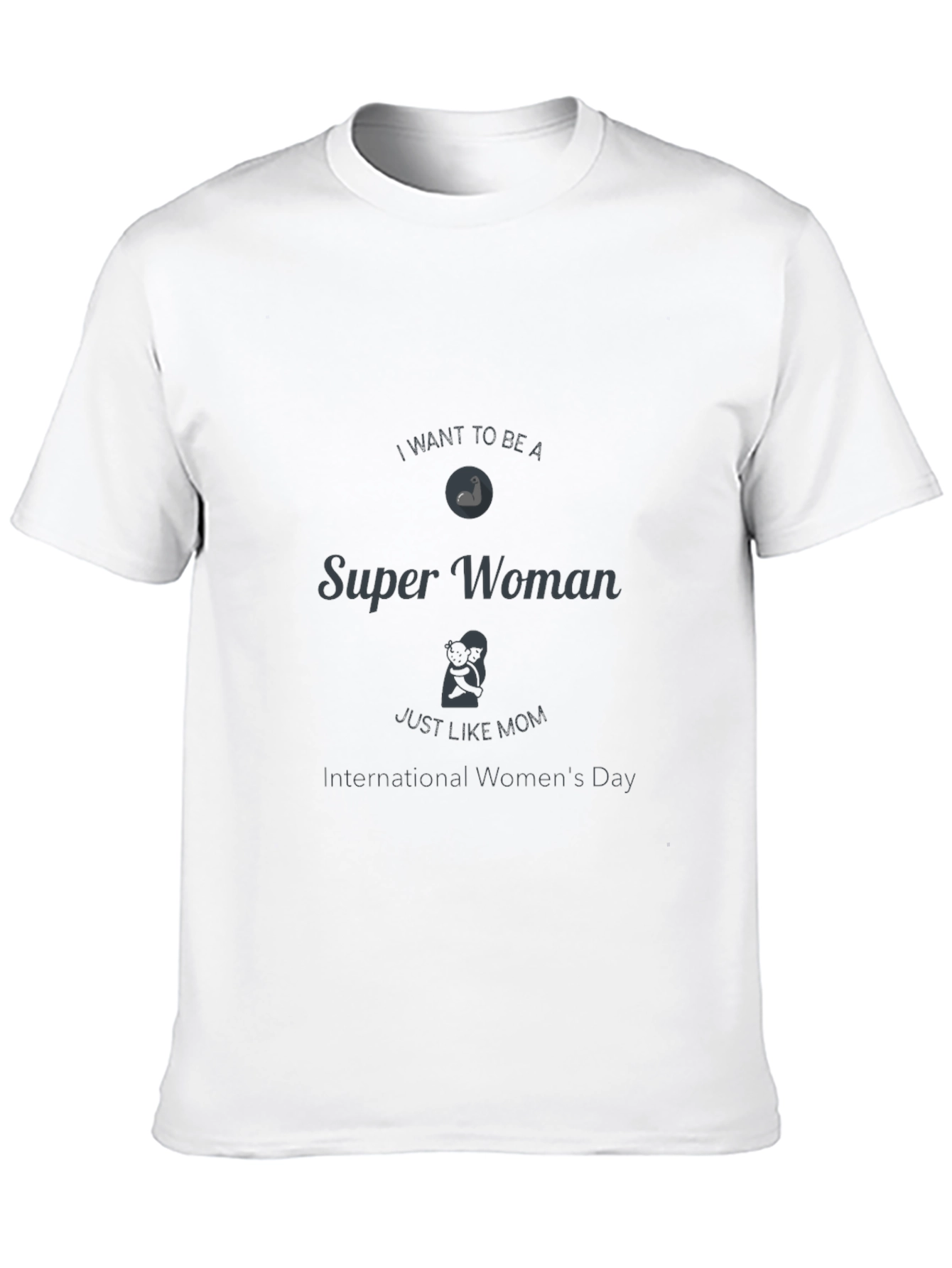 Black Super Woman International Women's Day T-Shirt view 10