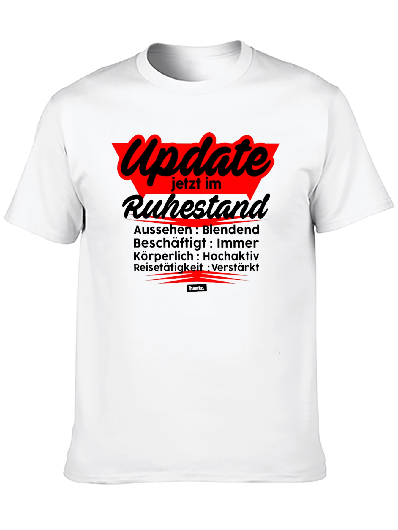 Black Retired Update T-Shirt: Blendend Hochaktiv Verstärkt view 10