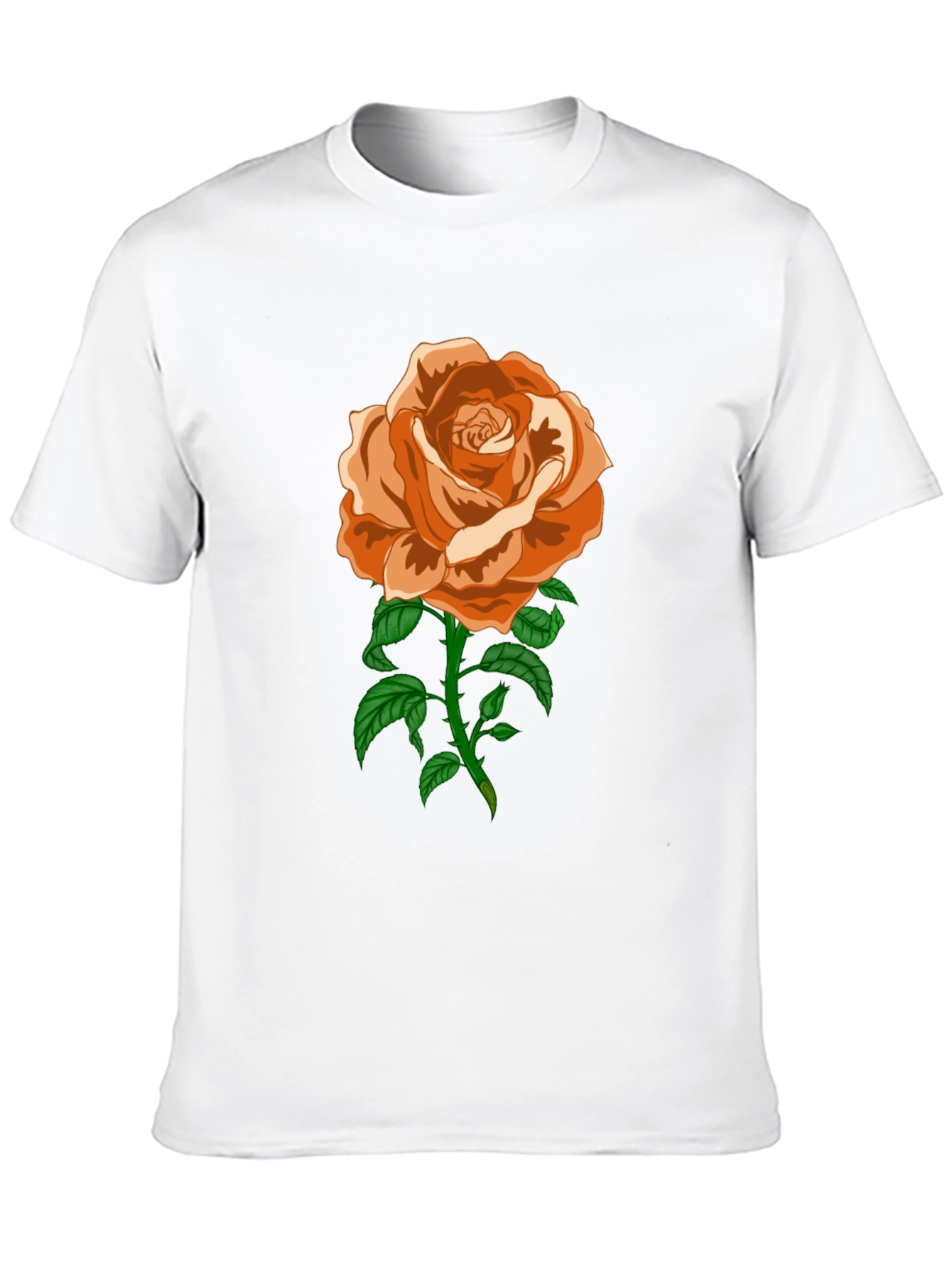 Black Rose Graphic T-Shirt - Casual Black Tee view 10