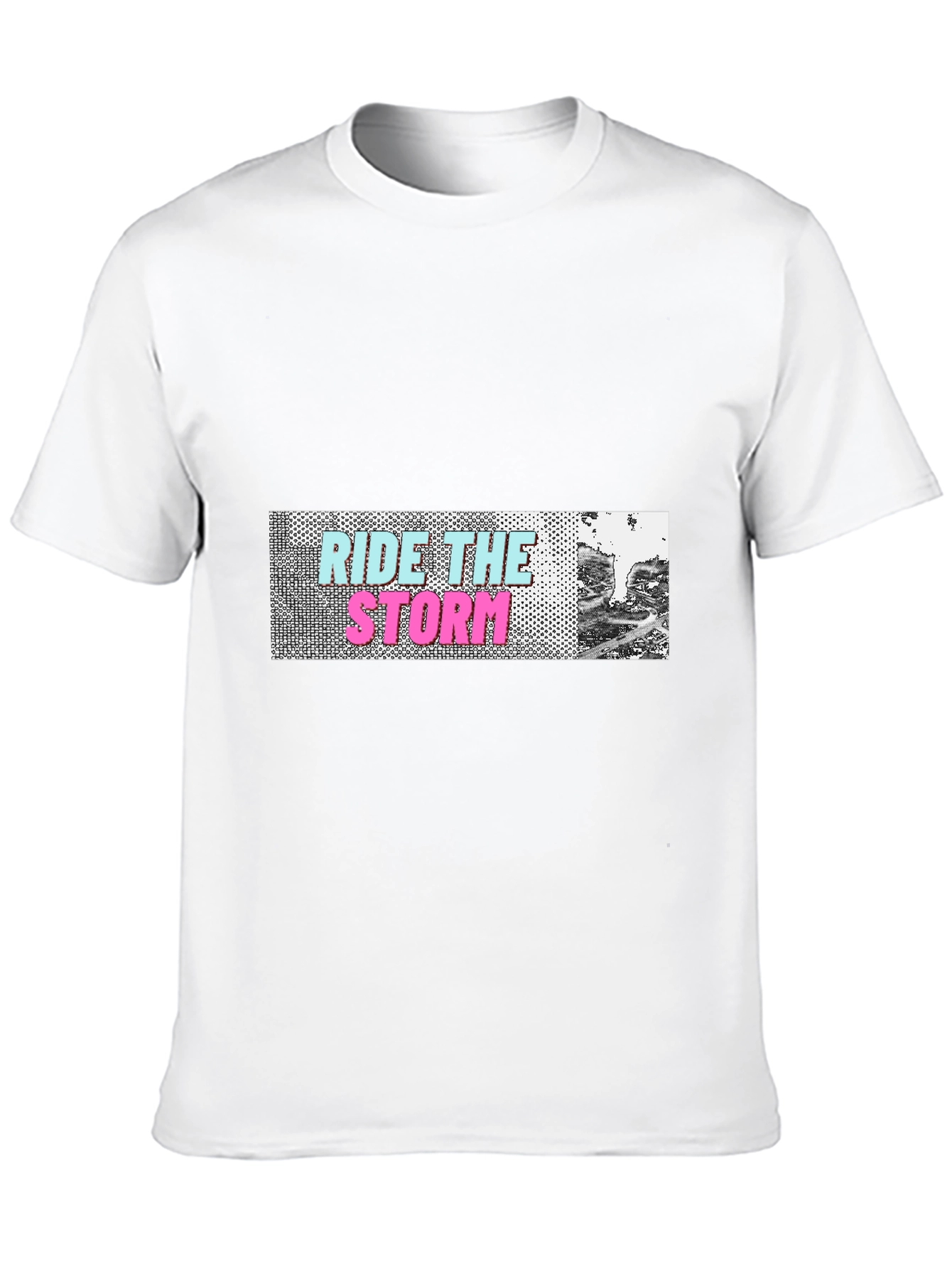 Black Ride the Storm Graphic T-Shirt view 10