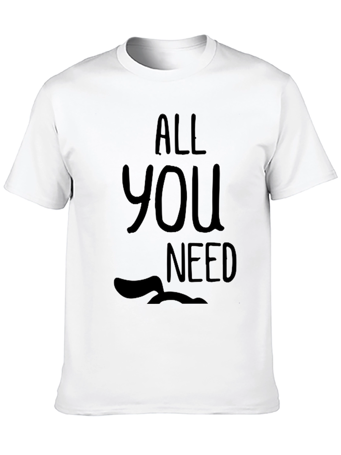 Black All You Need is Bass T-Shirt - Unisex view 10