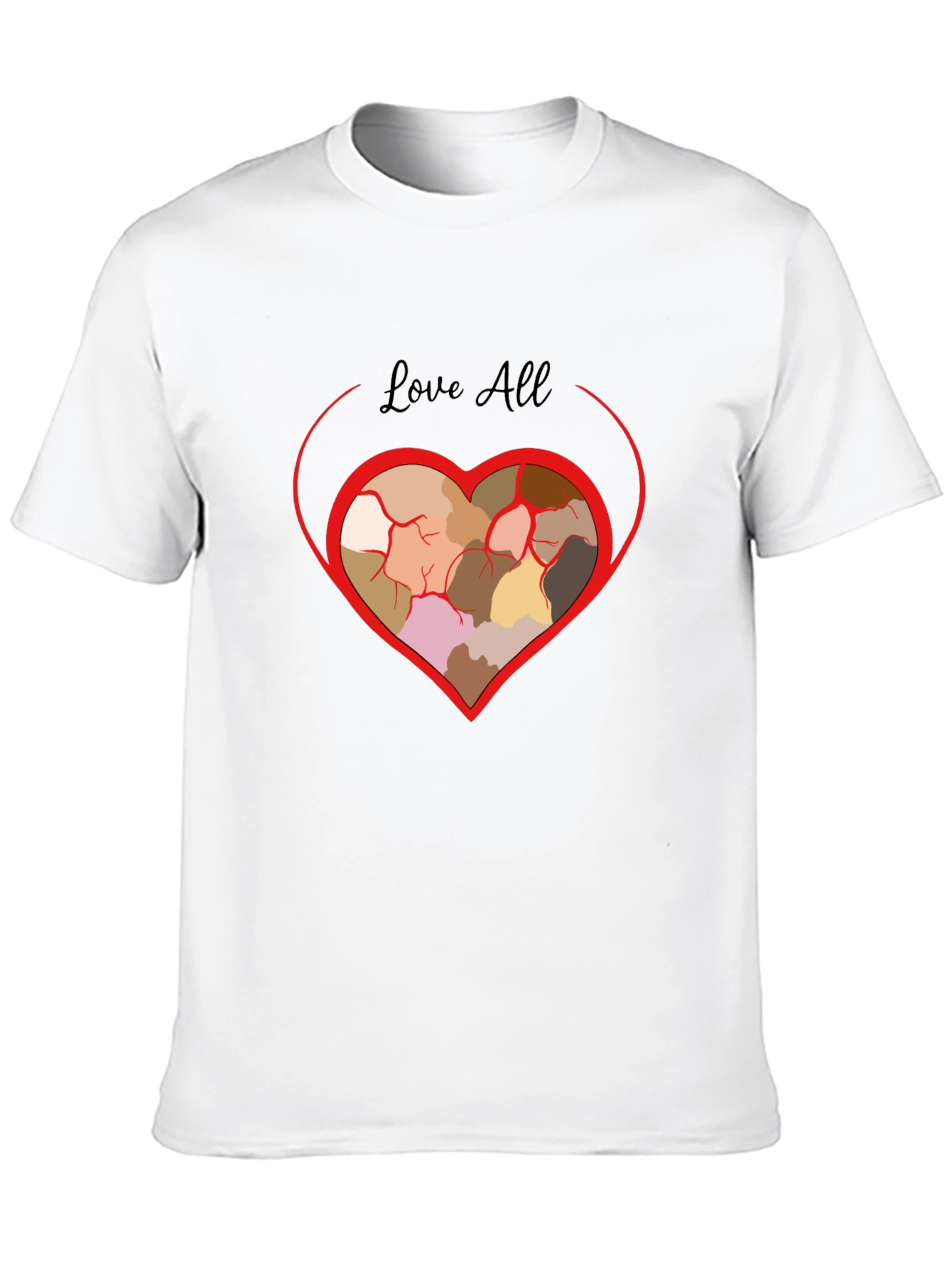 Black Love All Diversity T-Shirt view 10