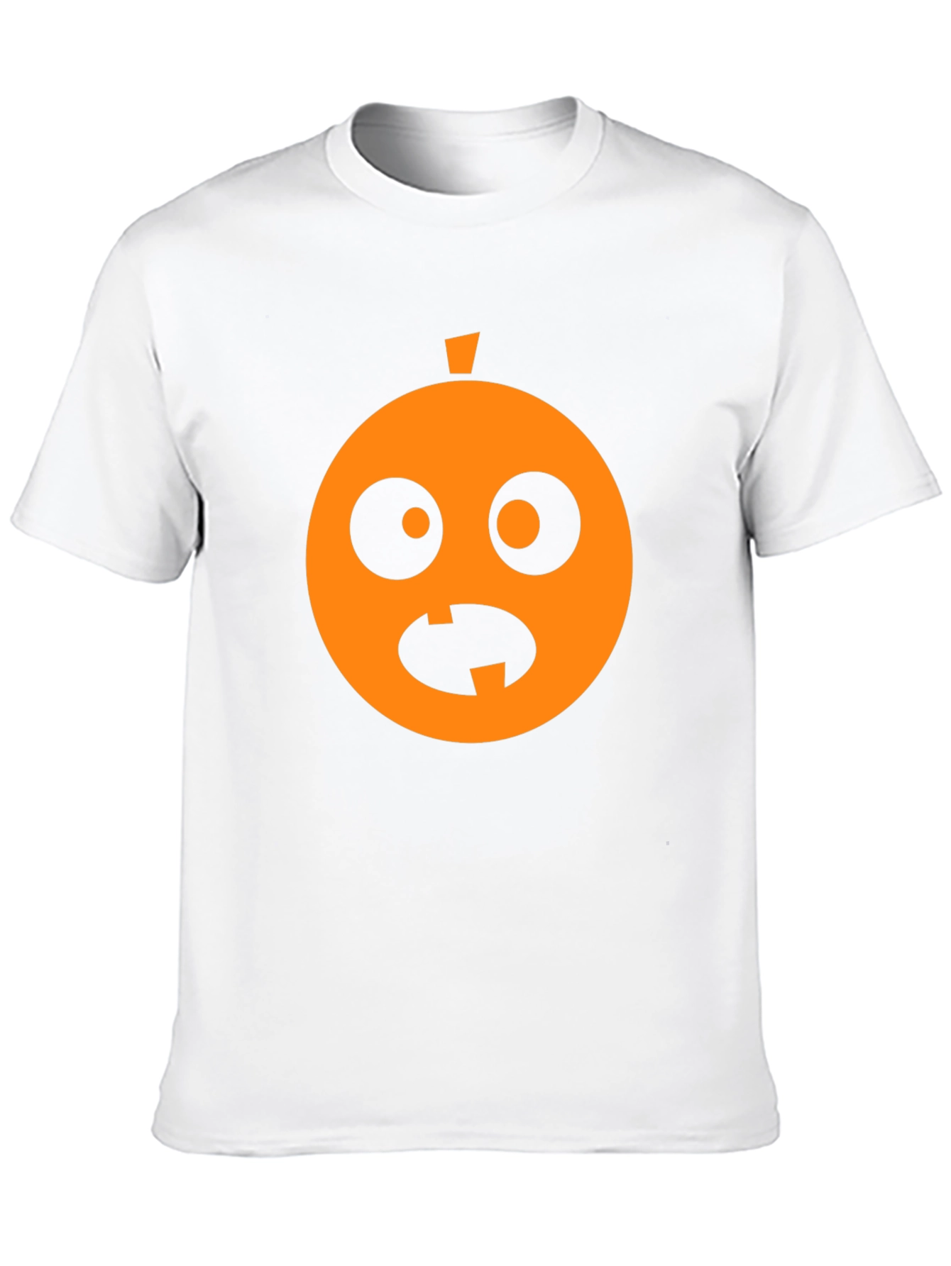 Black Funny Halloween Pumpkin Face Black T-Shirt view 10