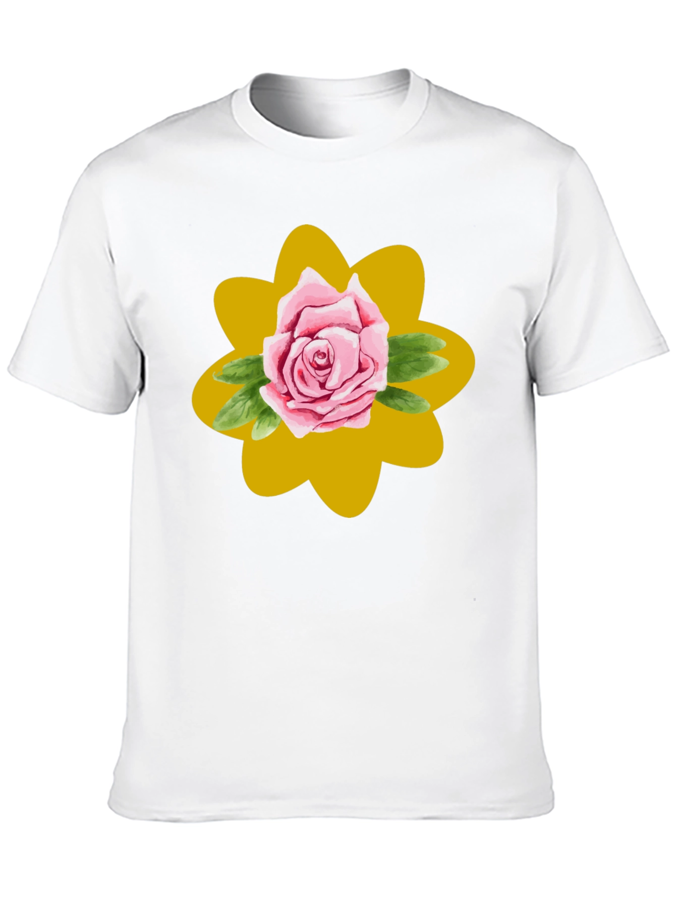 Black Rose Graphic T-Shirt - Stylish Floral Design view 10
