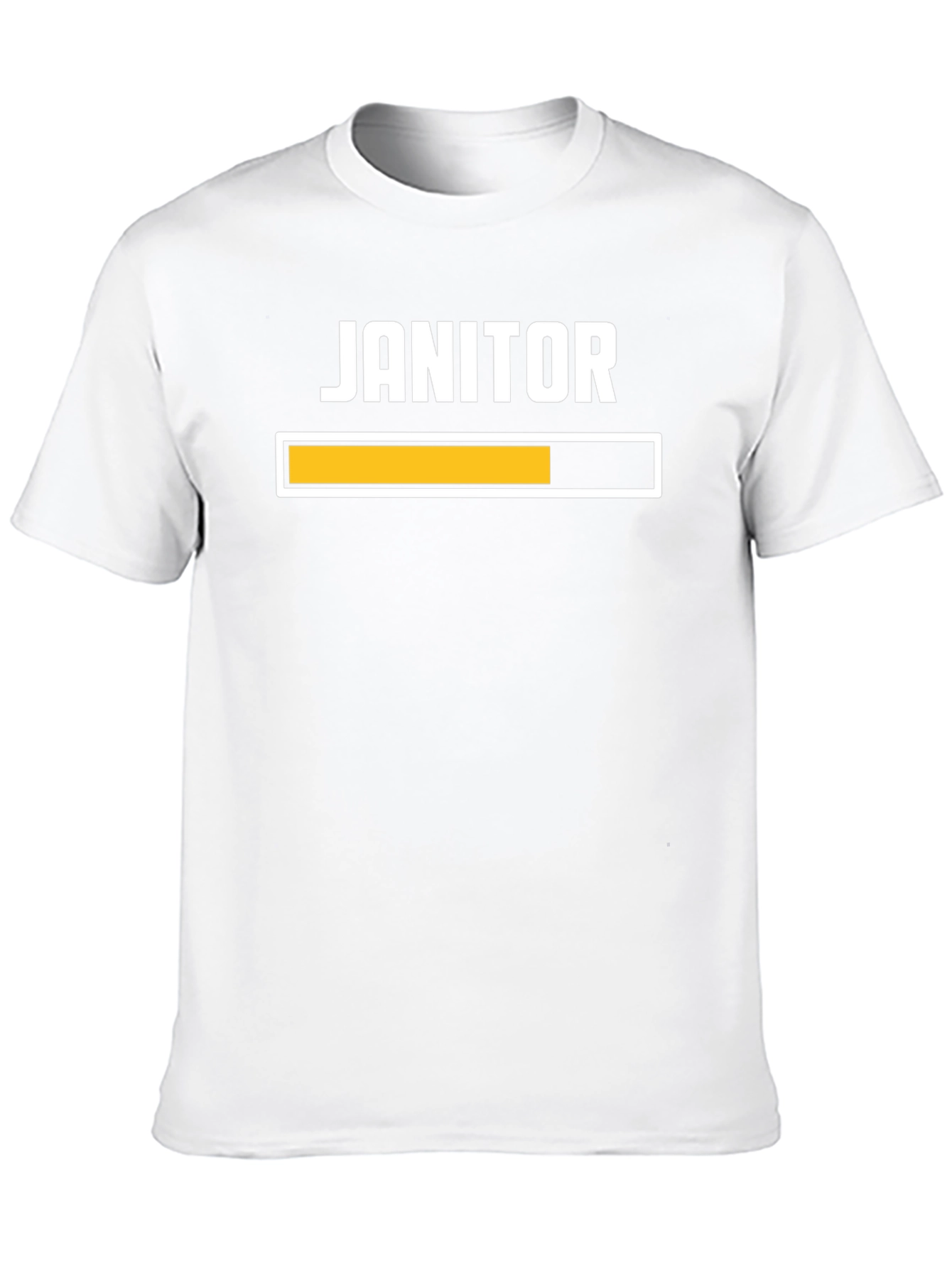 Black Janitor Loading T-Shirt - Funny Job Humor Tee view 10