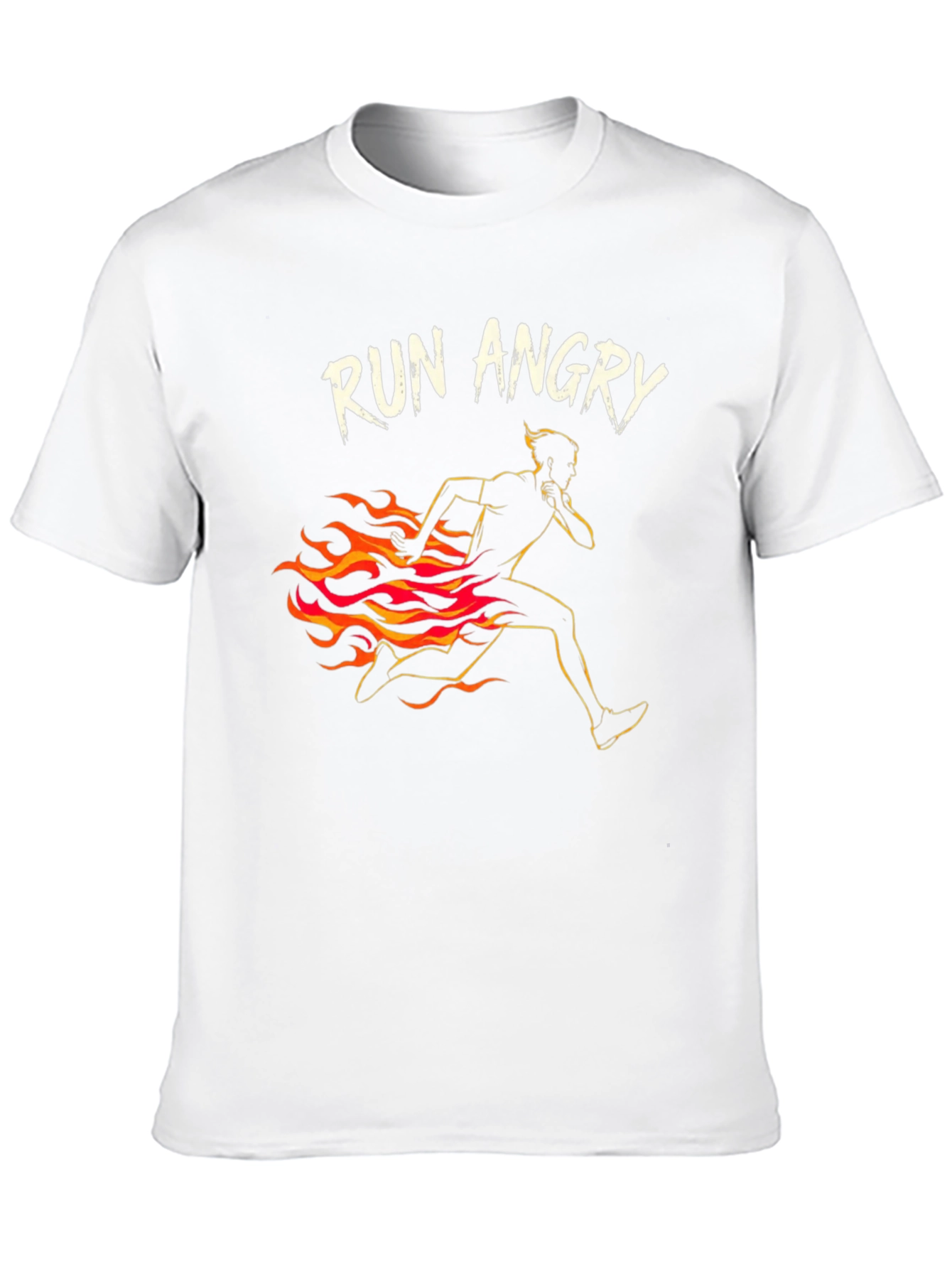 Black Run Angry Graphic Tee view 10