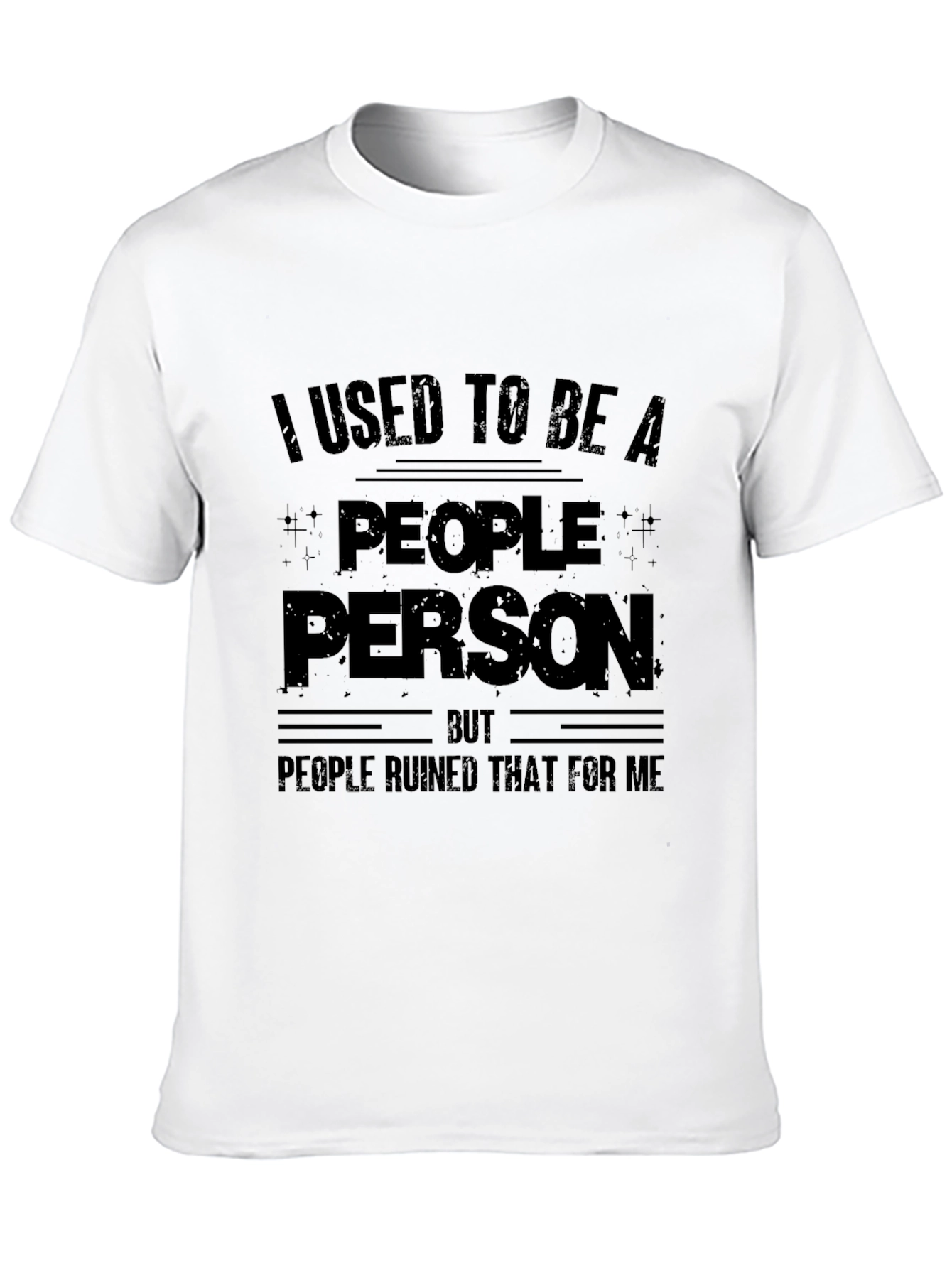 Black People Person T-Shirt - Funny Sarcastic Tee view 10