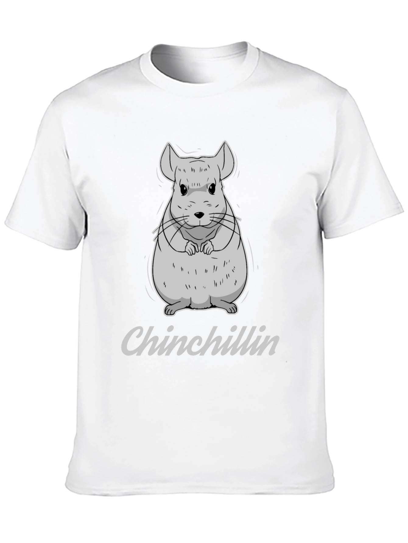 Black Chinchillin' Black Cotton T-Shirt view 10