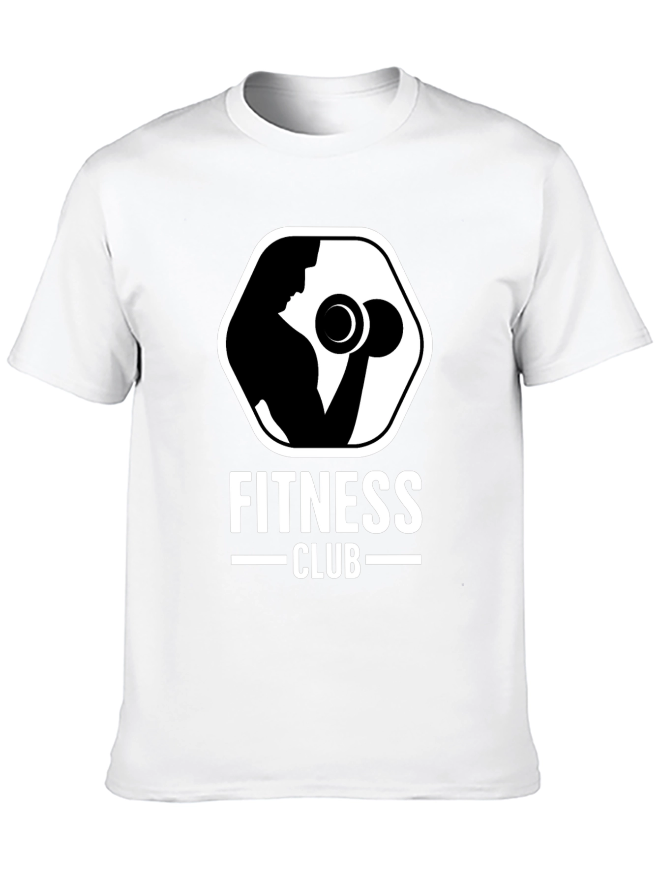 Black Fitness Club Black T-Shirt view 10