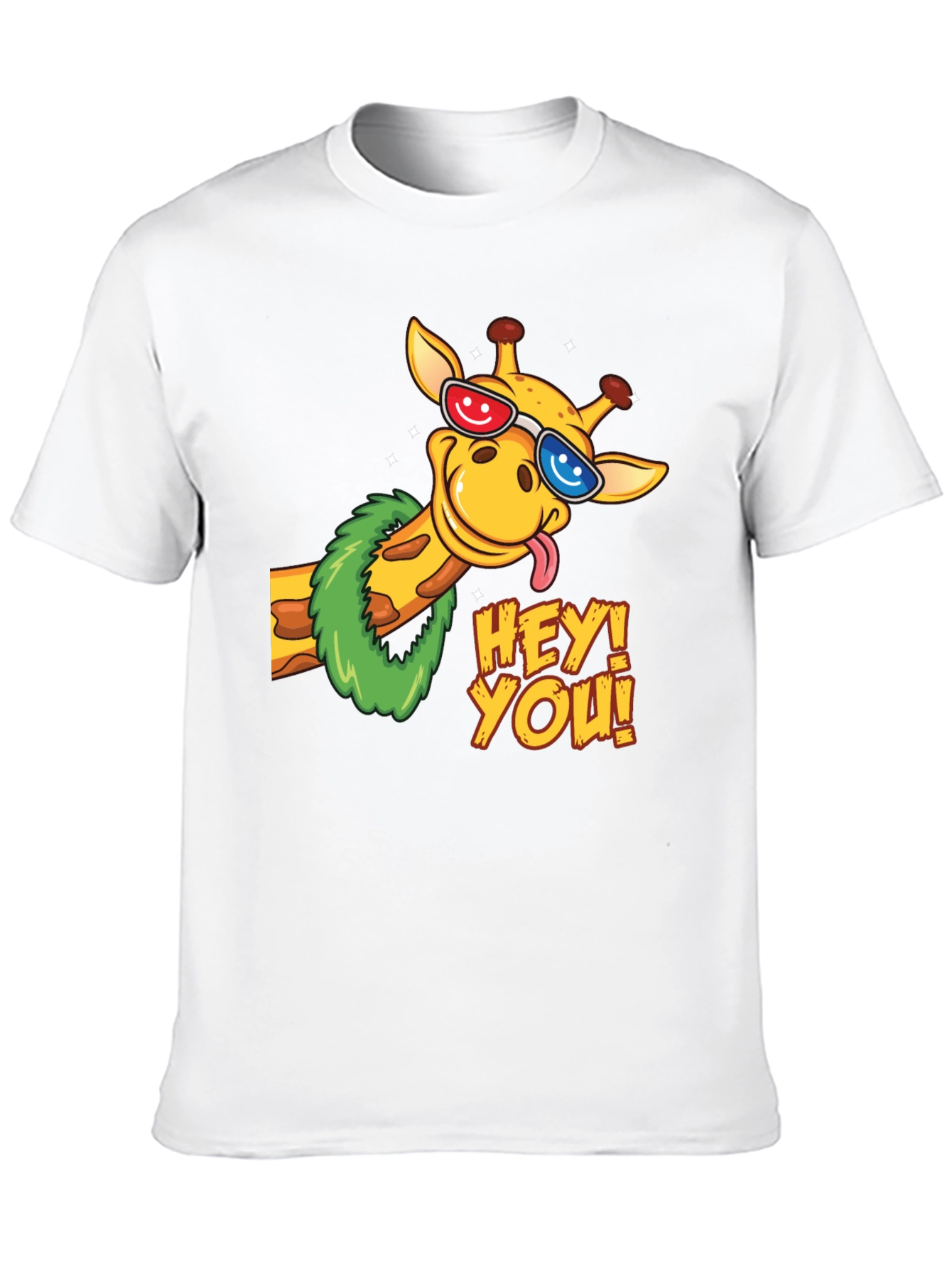 Black Fun Giraffe Graphic Tee - Hey You! view 10