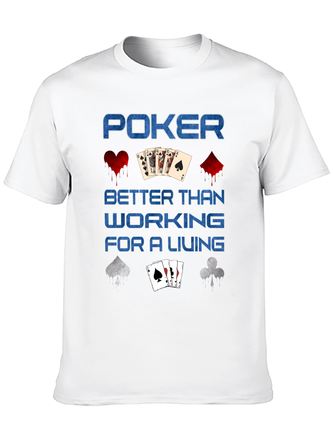 Black Poker Better Than Working T-Shirt view 10