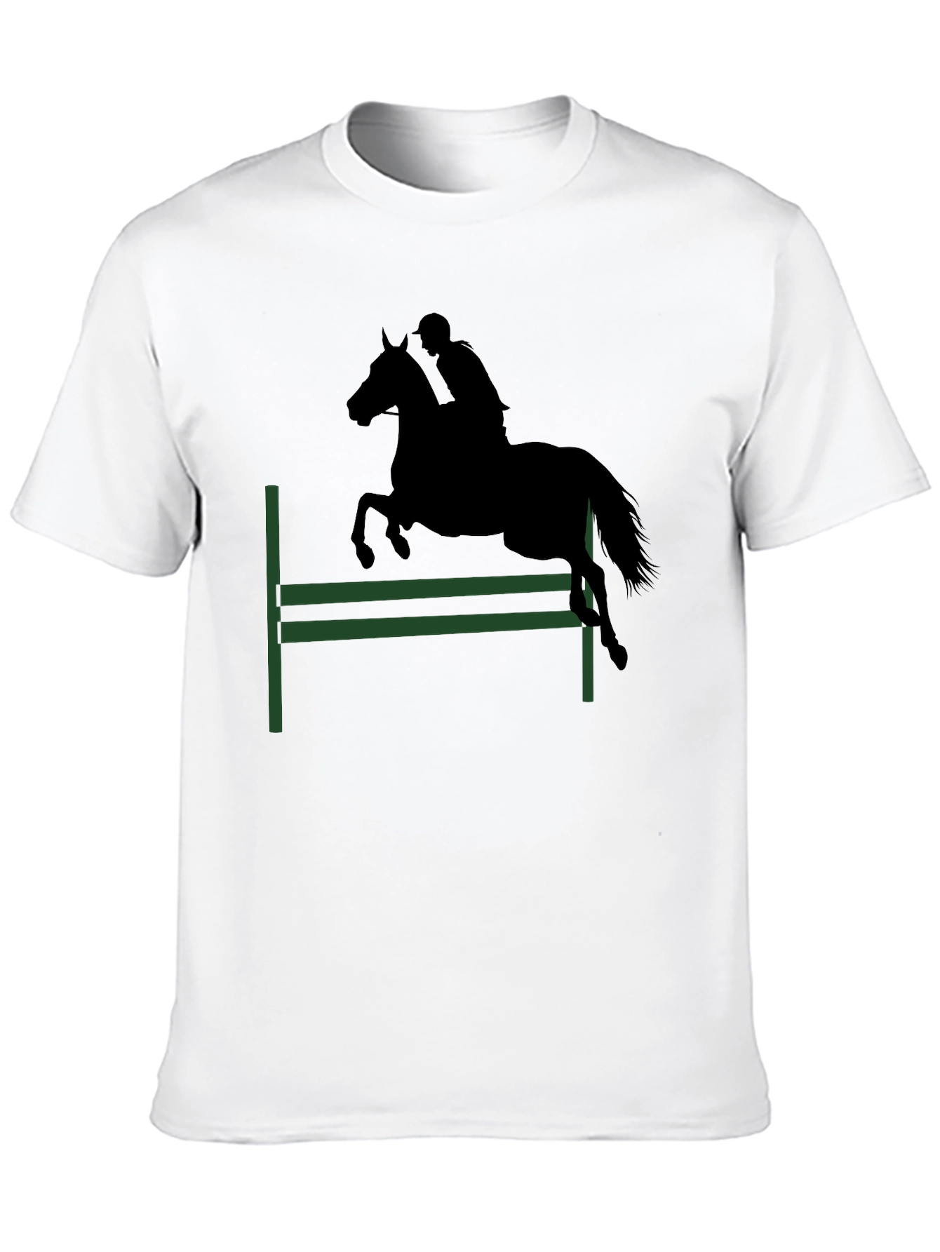 Equestrian T-Shirt: Horse Jumping Design - 10