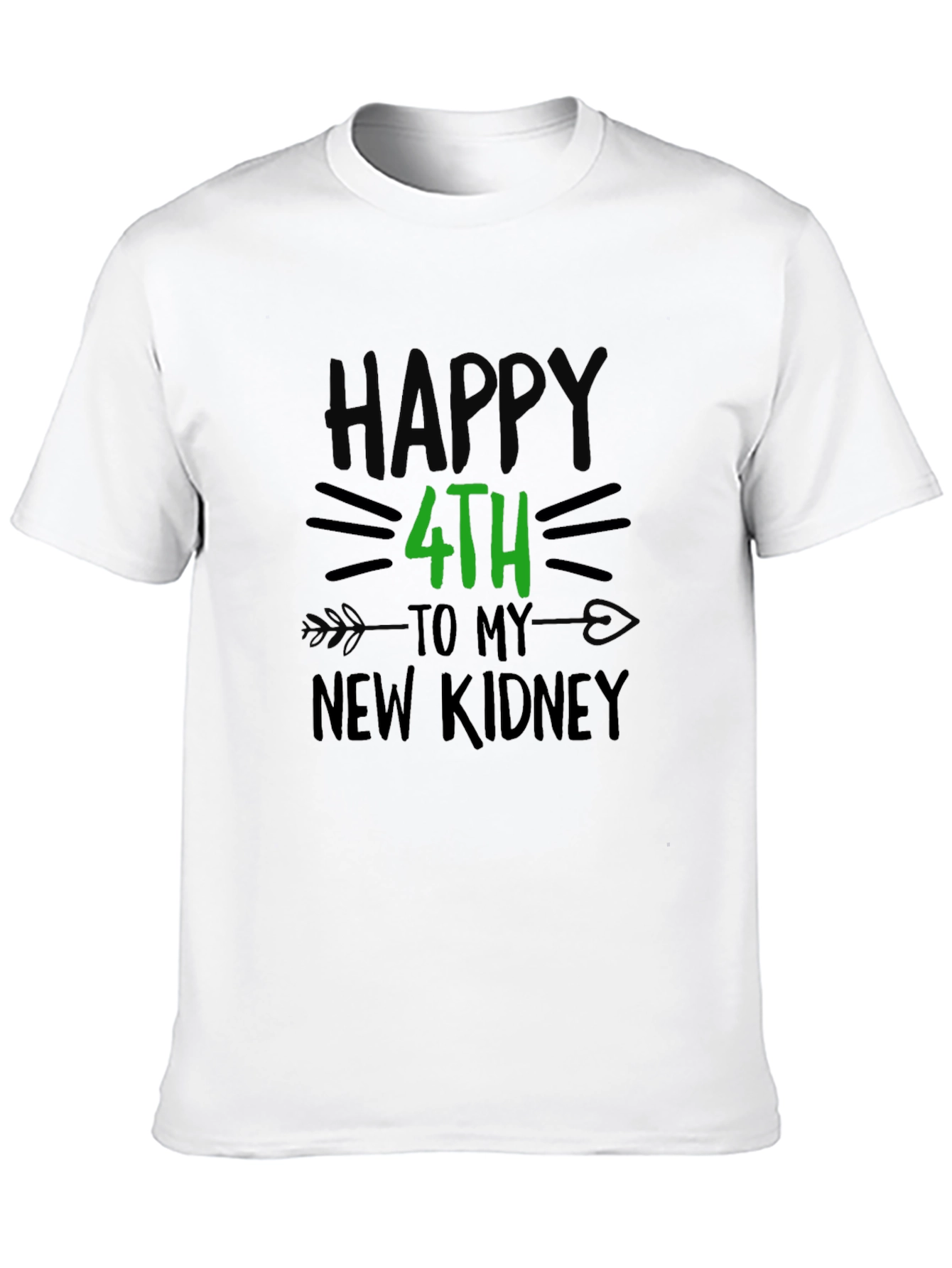 Black Happy 4th to My New Kidney Graphic Tee view 10