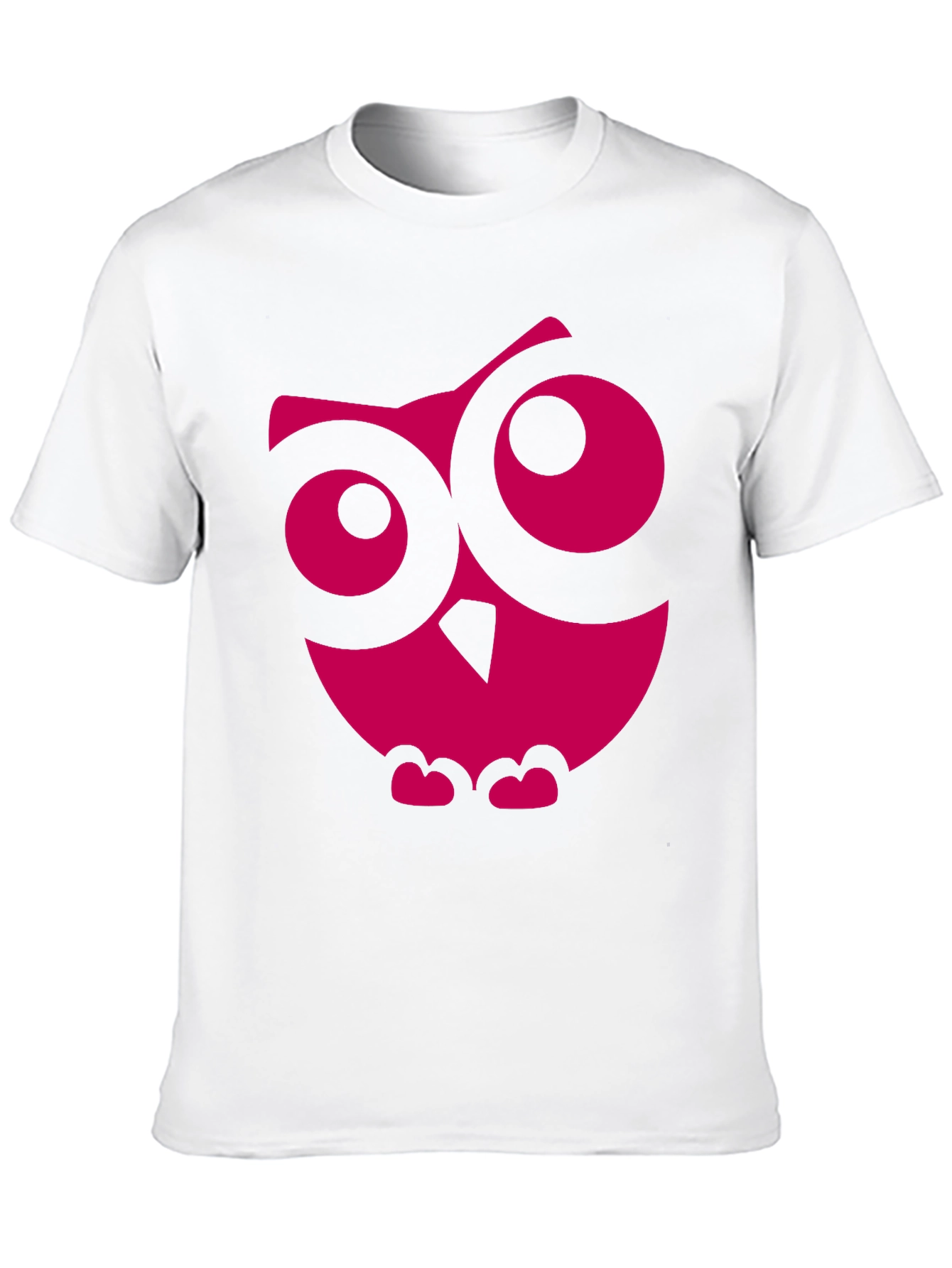 Black Cool Owl Graphic Print Black T-Shirt view 10