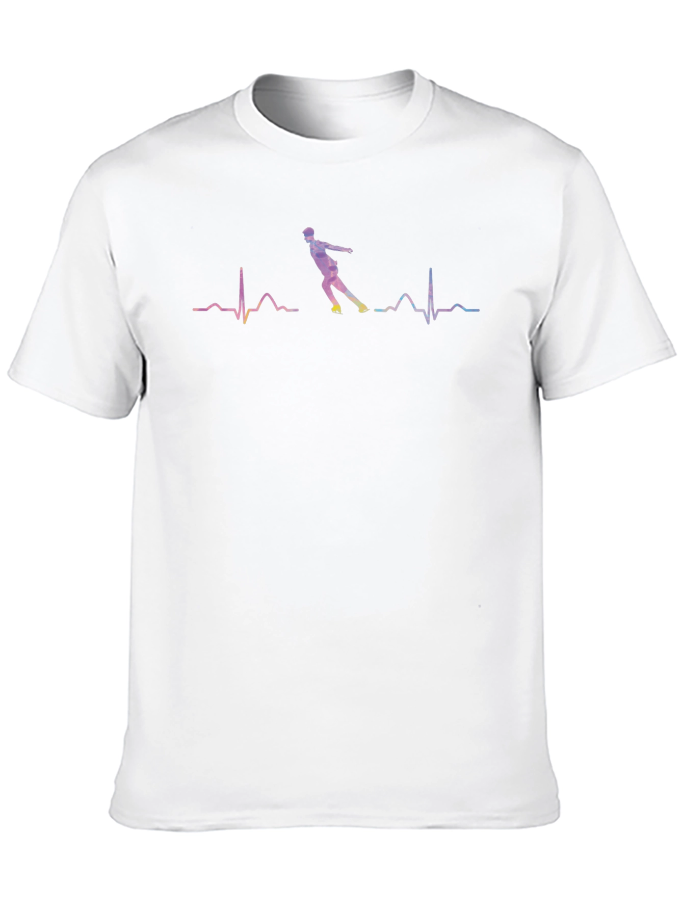 Black Skating Heartbeat Tee - Stylish Comfort view 10