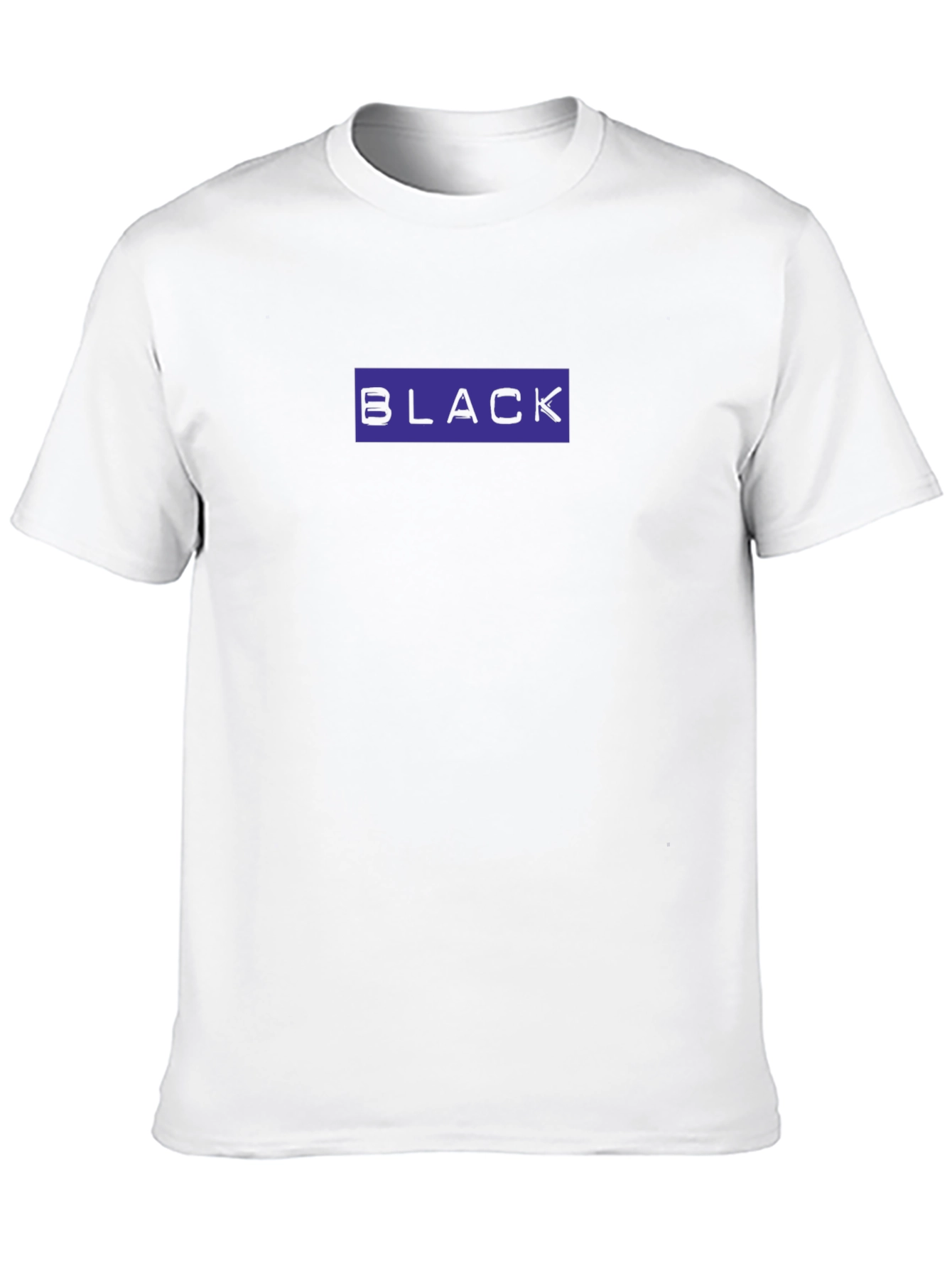 Black Black T-Shirt With Blue Highlight view 10