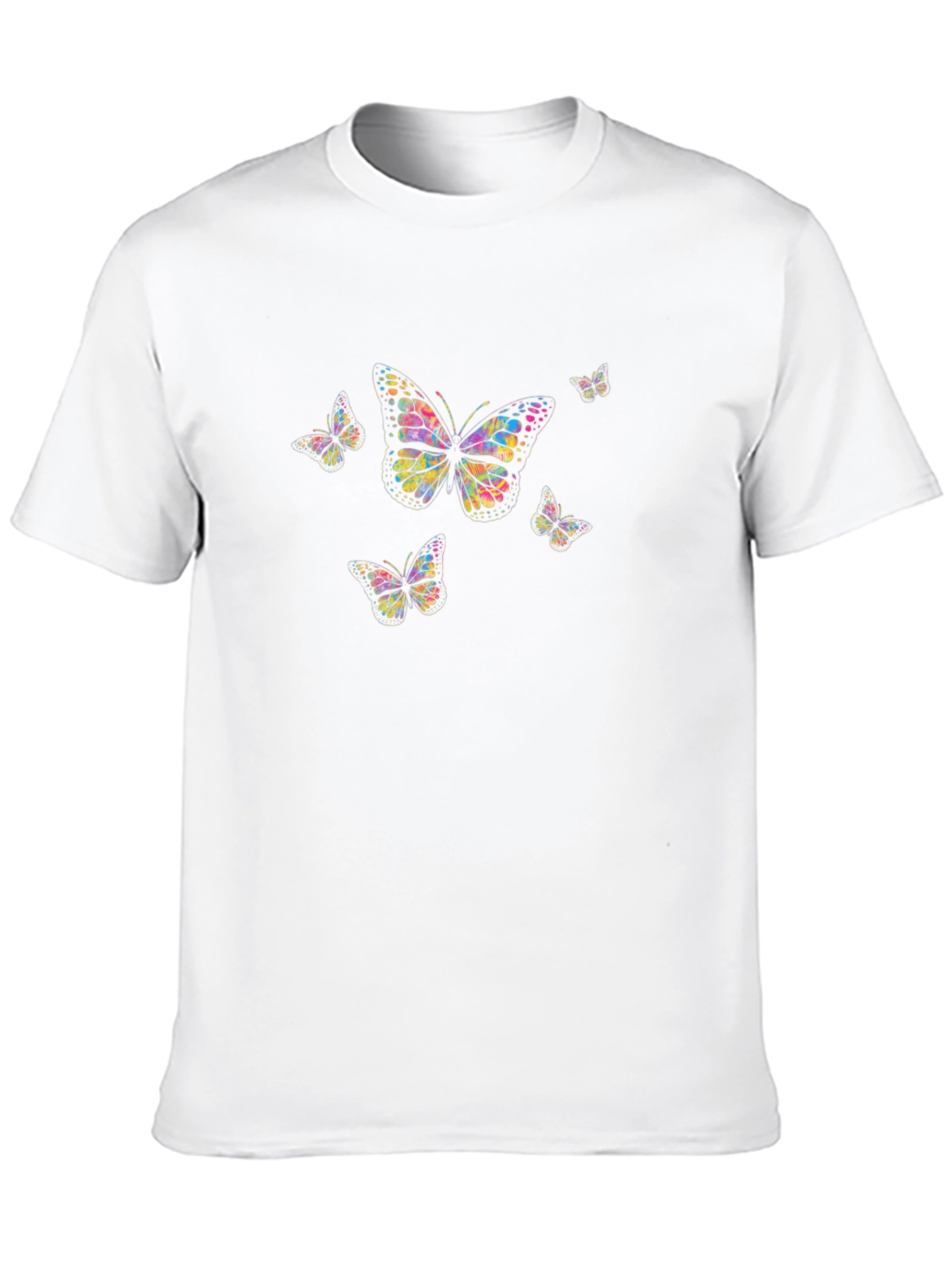 Black Butterfly Graphic Black T-Shirt view 10