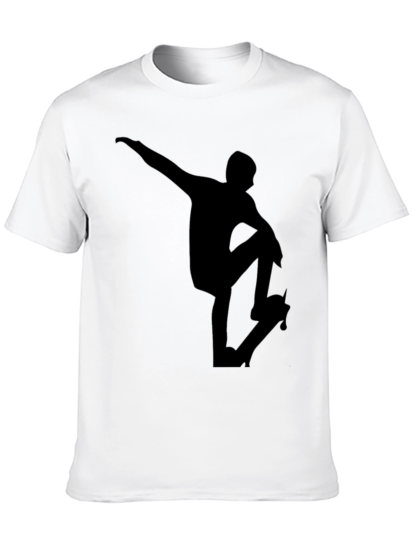 Black Skater Graphic Tee - Black T-Shirt view 10