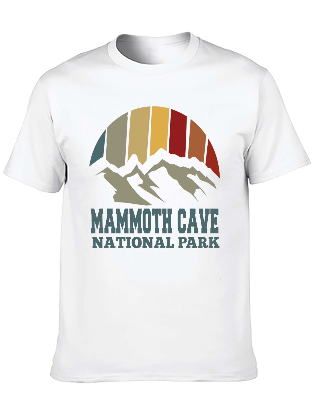 Black Mammoth Cave National Park Retro T-Shirt view 10
