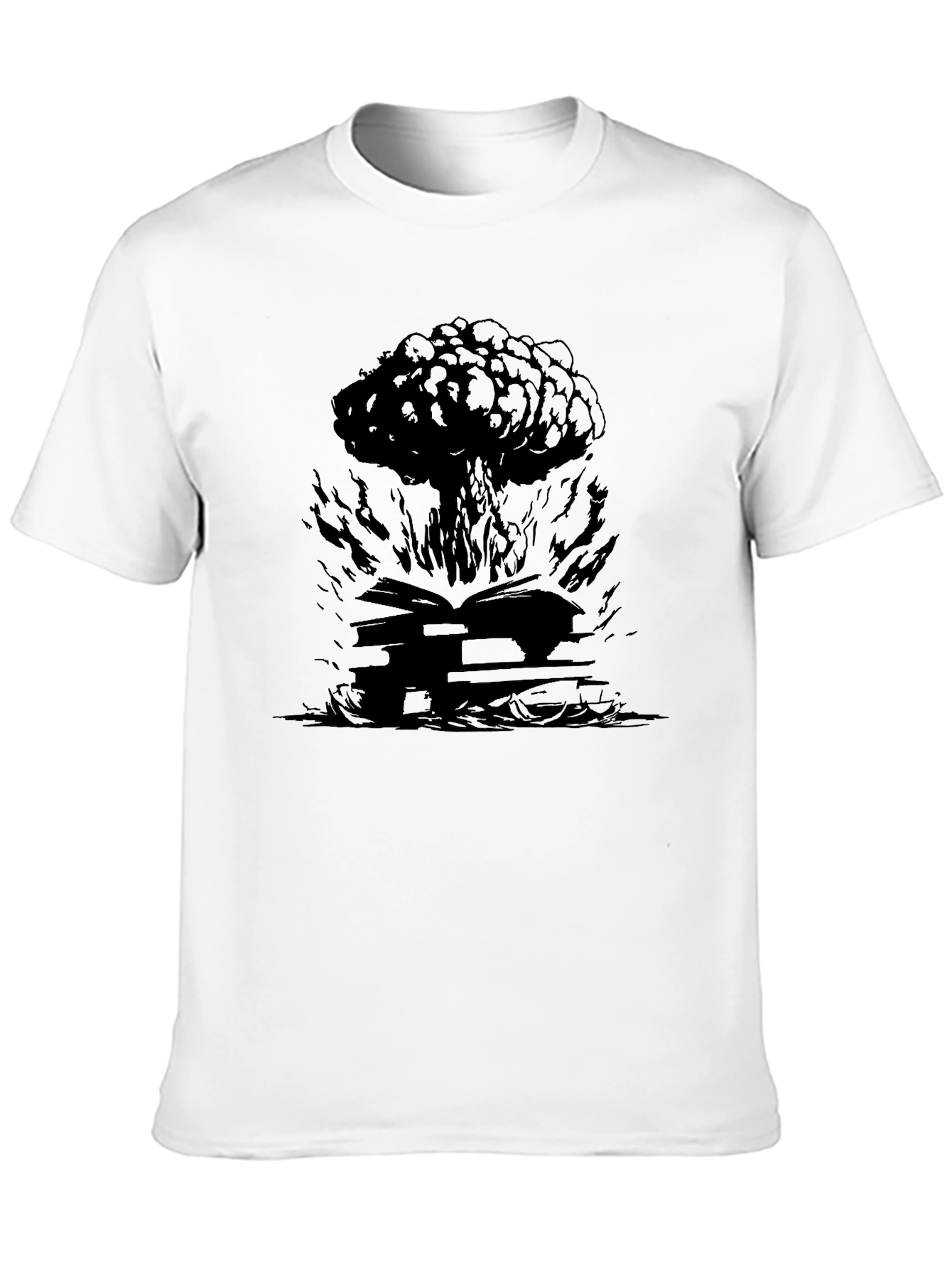 Black Atomic Knowledge T-Shirt view 10