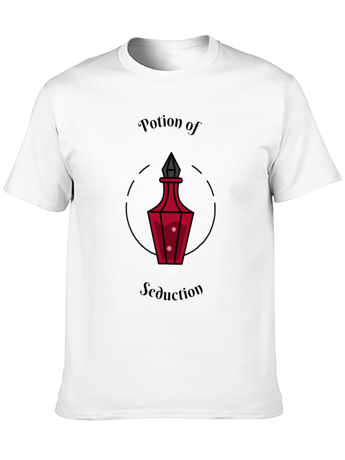 Black Potion of Seduction Graphic Tee view 10
