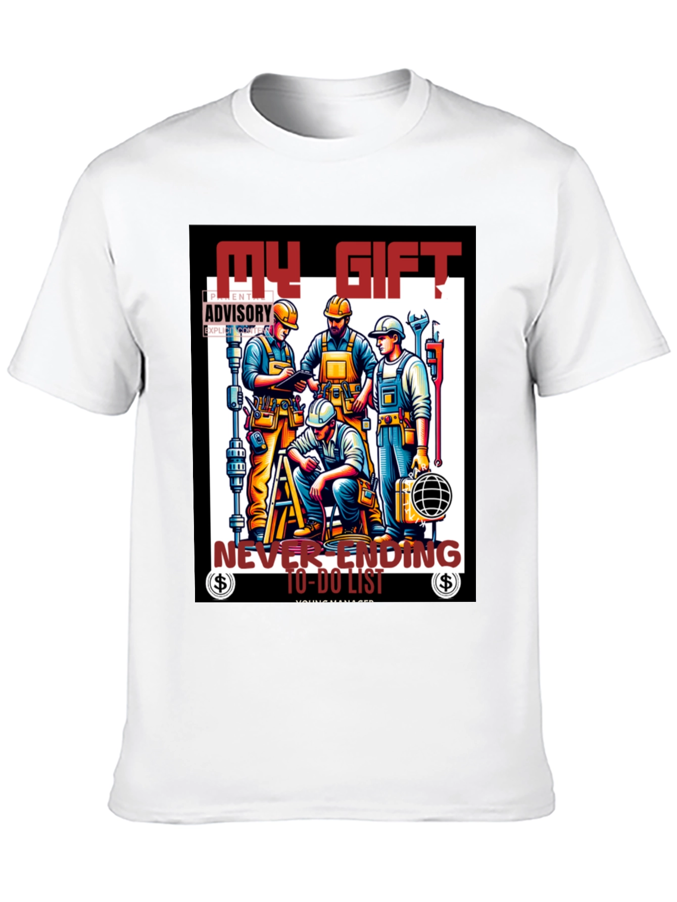 Black My Gift: Never Ending To-Do List Graphic Tee view 10