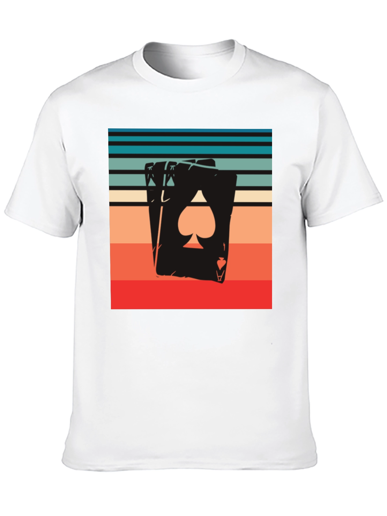 Retro Card Deck T-Shirt - 10