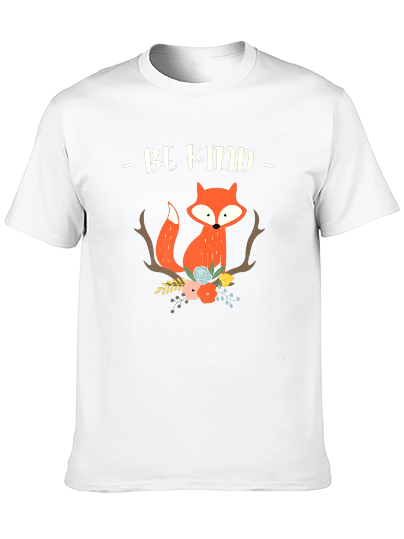 Black Be Kind Fox Graphic Tee - Stylish & Comfortable view 10
