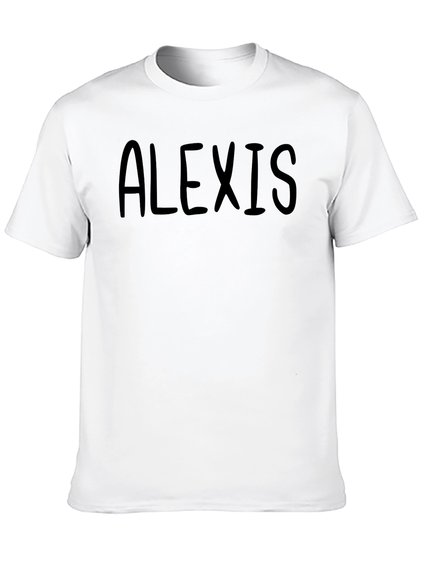 Black Alexis Personalized Black T-Shirt view 10