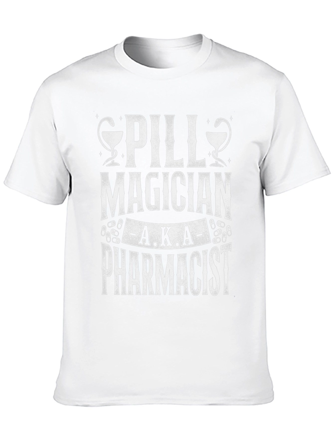 Black Pill Magician Pharmacist Graphic T-Shirt view 10