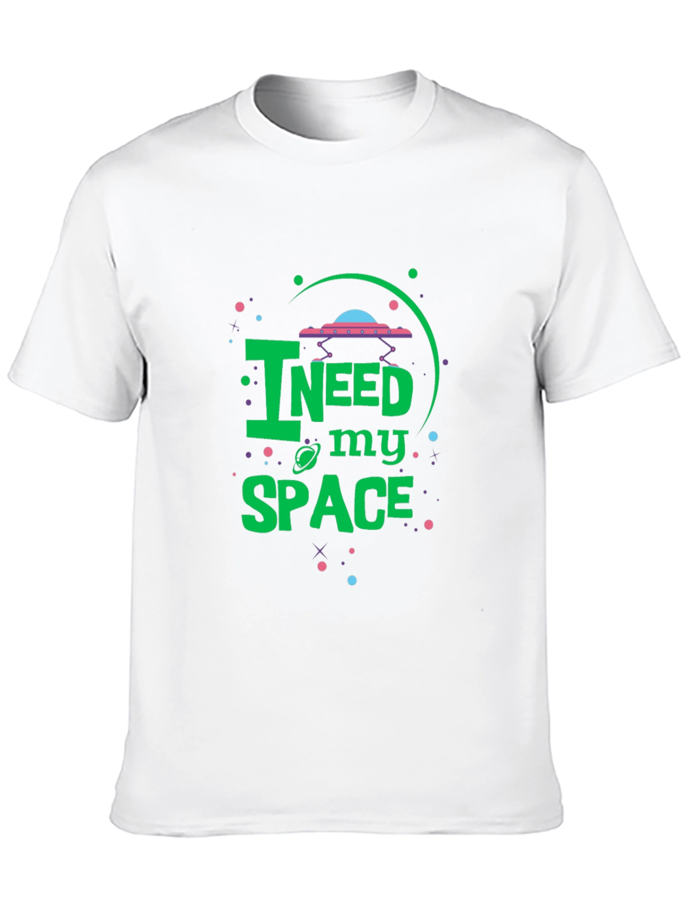 Black I Need My Space Graphic Tee view 10