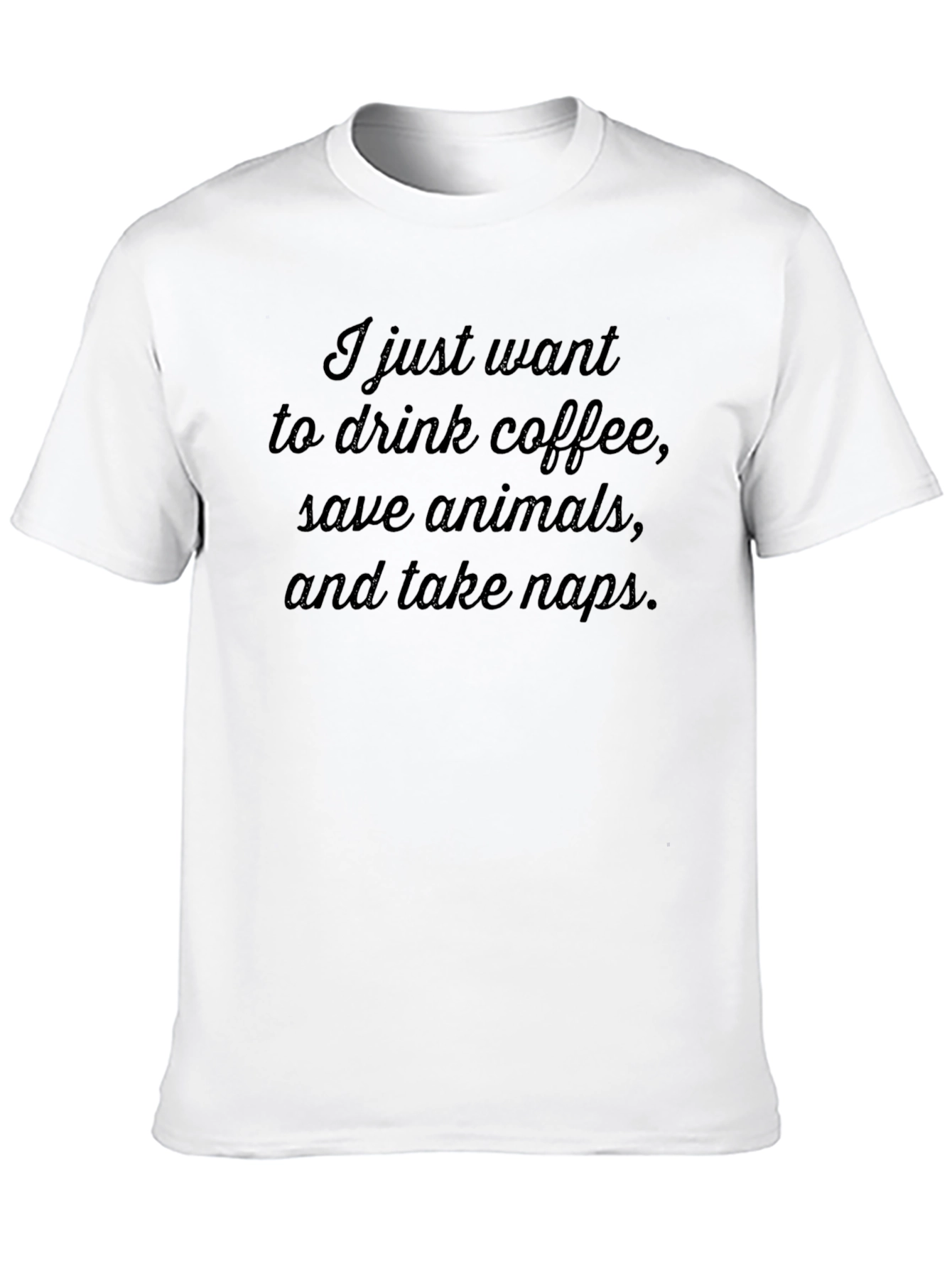 Black Coffee, Animals, Naps T-Shirt view 10