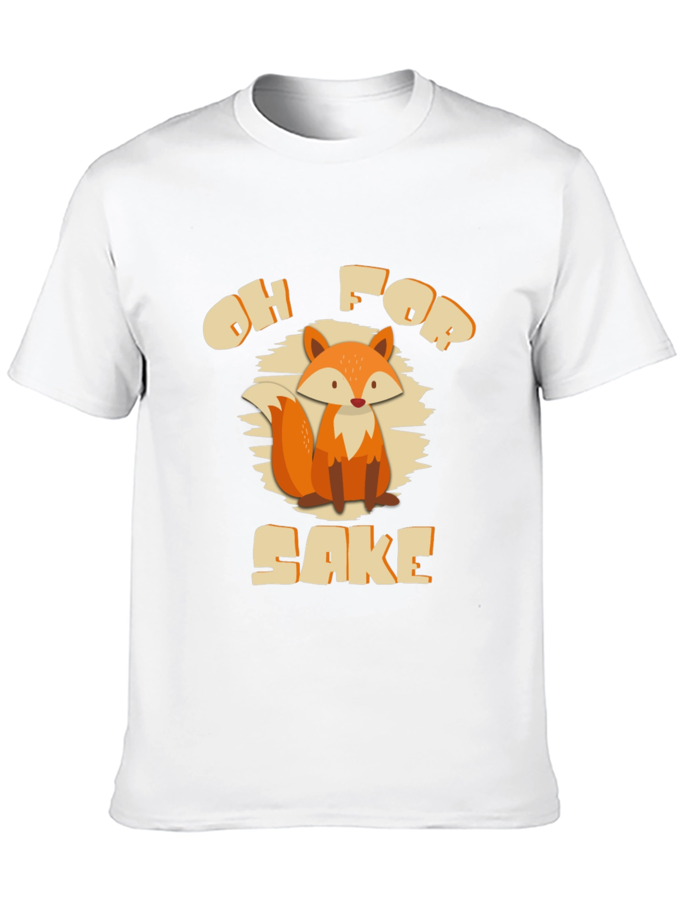 Black Oh For Fox Sake T-Shirt - Funny Novelty Tee view 10