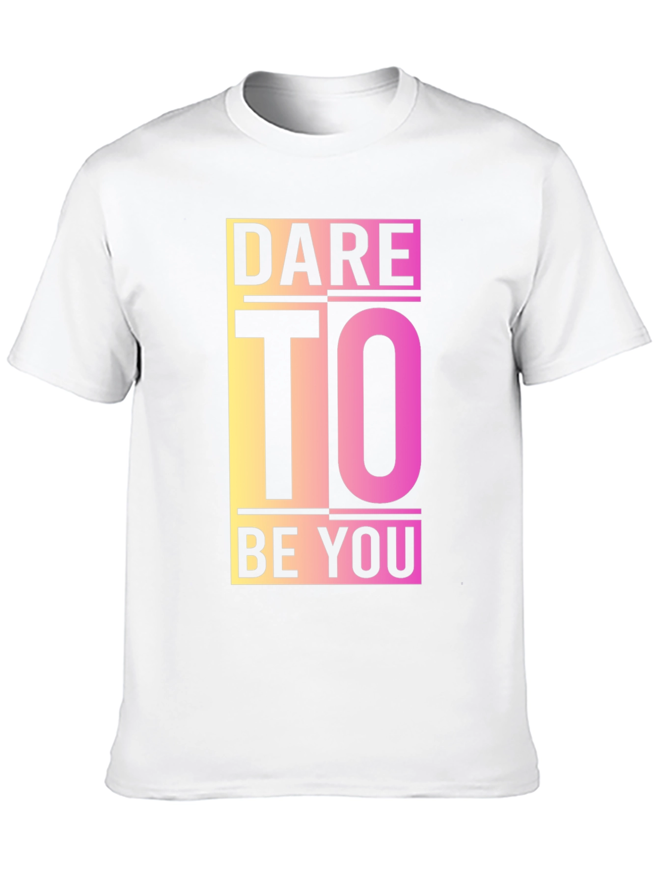 Black Dare To Be You Graphic Tee - Black Cotton Blend view 10