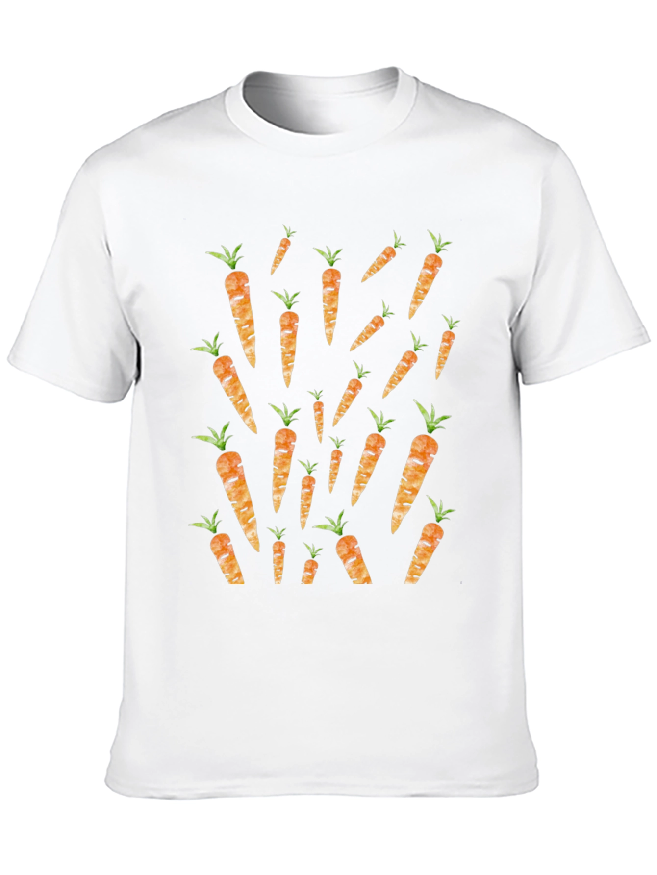 Black Carrot Pattern Graphic Tee view 10
