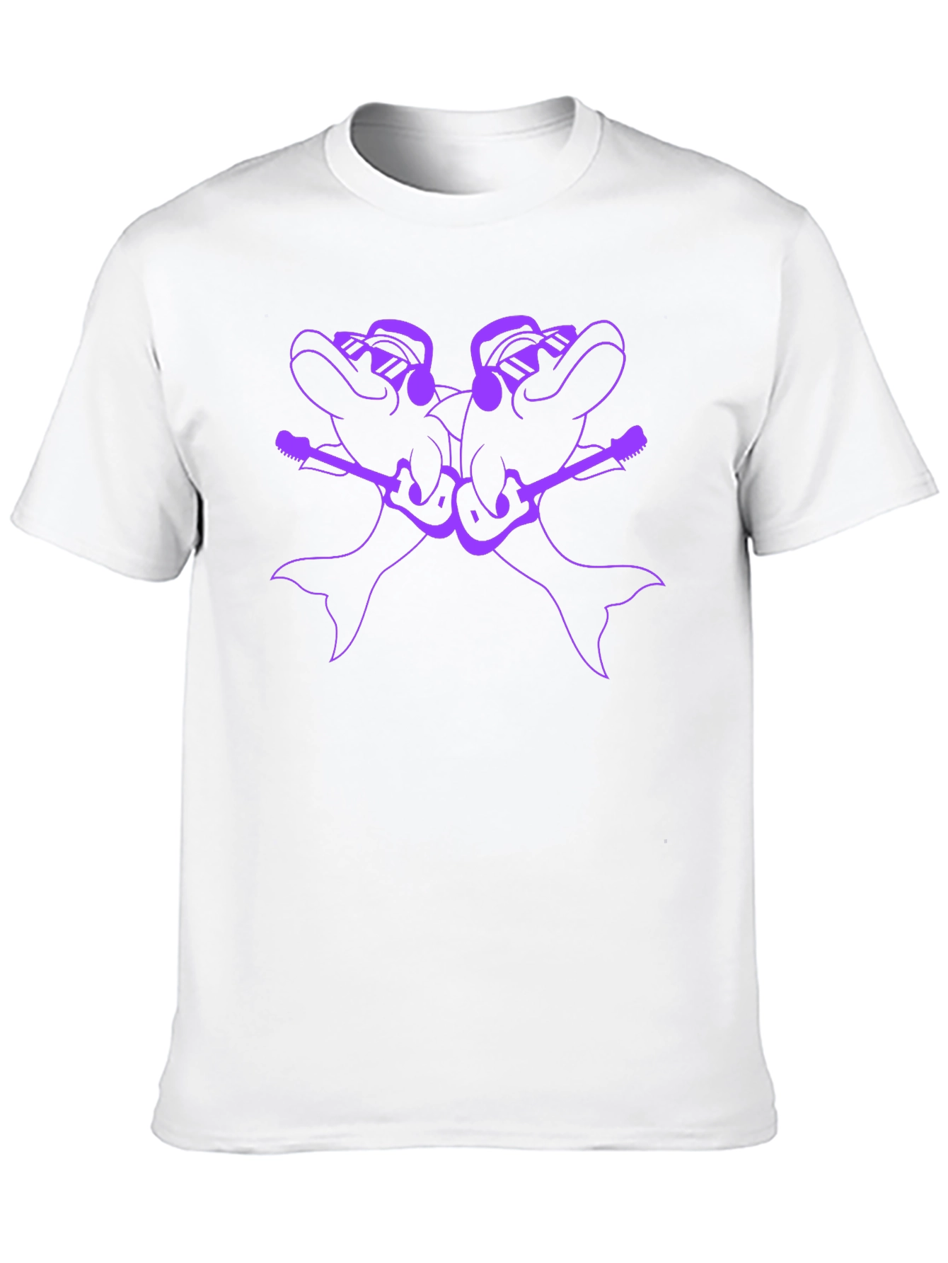 Black Dolphin Guitar Graphic Tee view 10