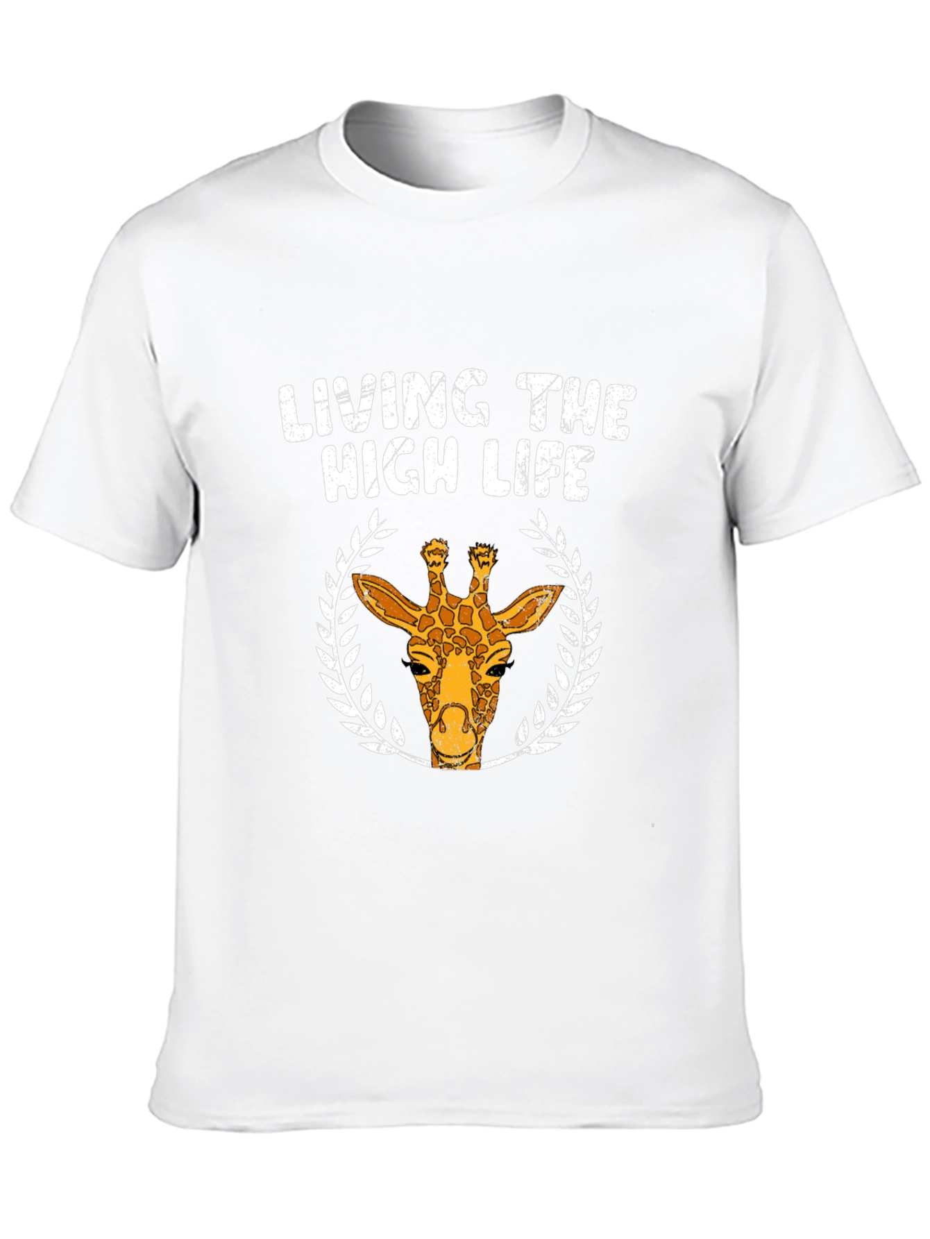 Black Living the High Life Giraffe Graphic Tee view 10
